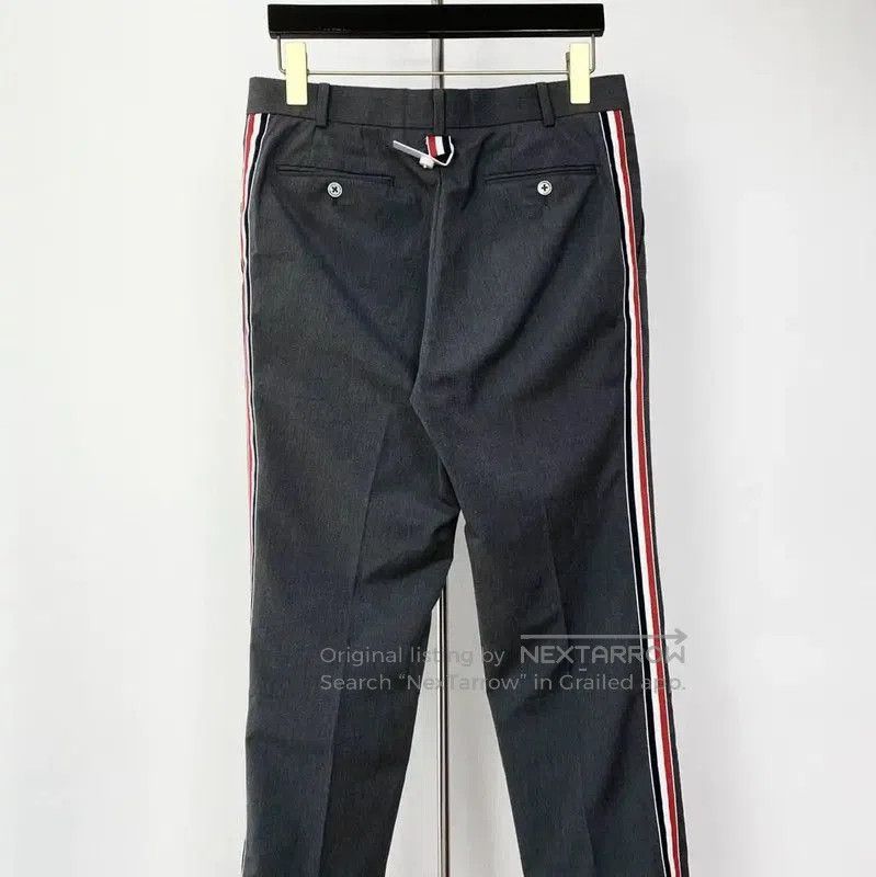 Thom Browne Thom Browne Gray Casual Trousers for Men . Size US 27 - 2 Thumbnail