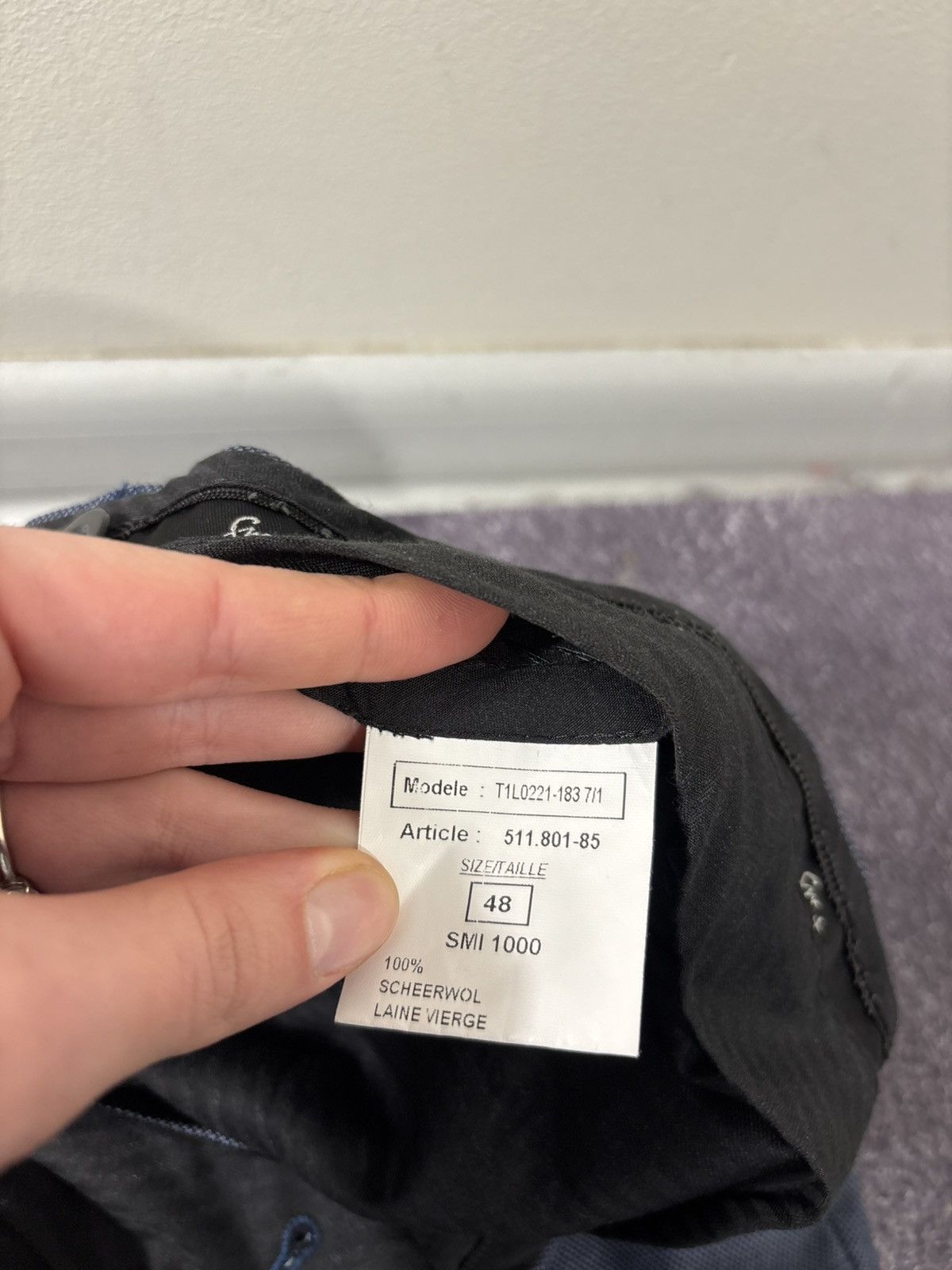 Vitale Barberis Canonico Thomas Baldwin Sartoriale Men’s VBC Super 140s Wool Suit Size 40R - 25 Thumbnail