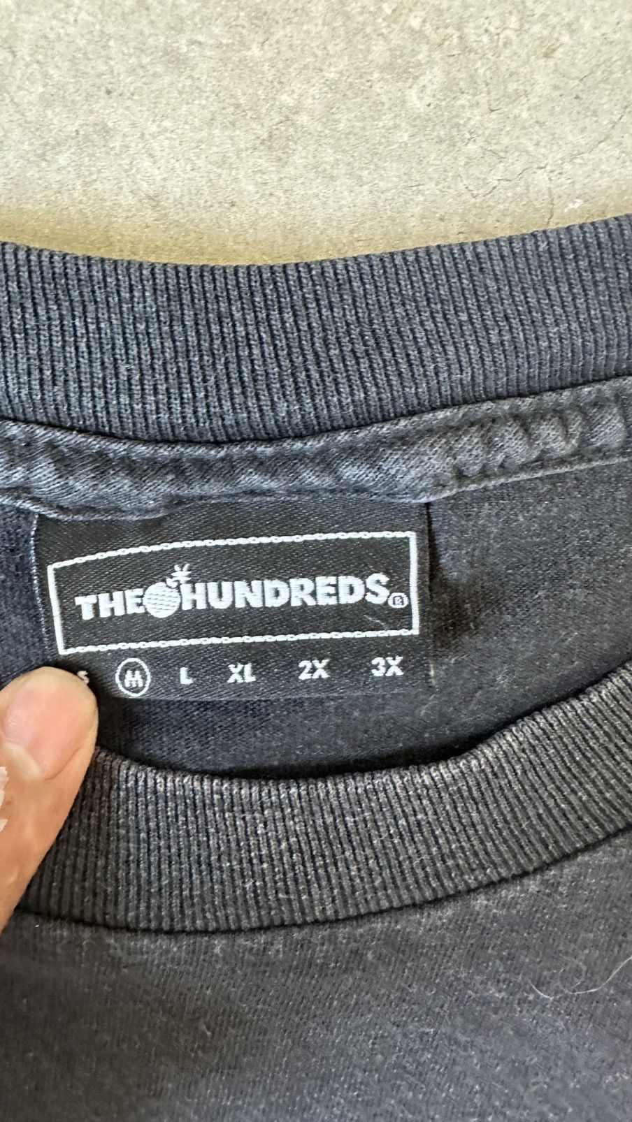 The Hundreds VINTAGE THE HUNDREDS DRAWING LINES BLACK TEE Size US M / EU 48-50 / 2 - 5 Thumbnail