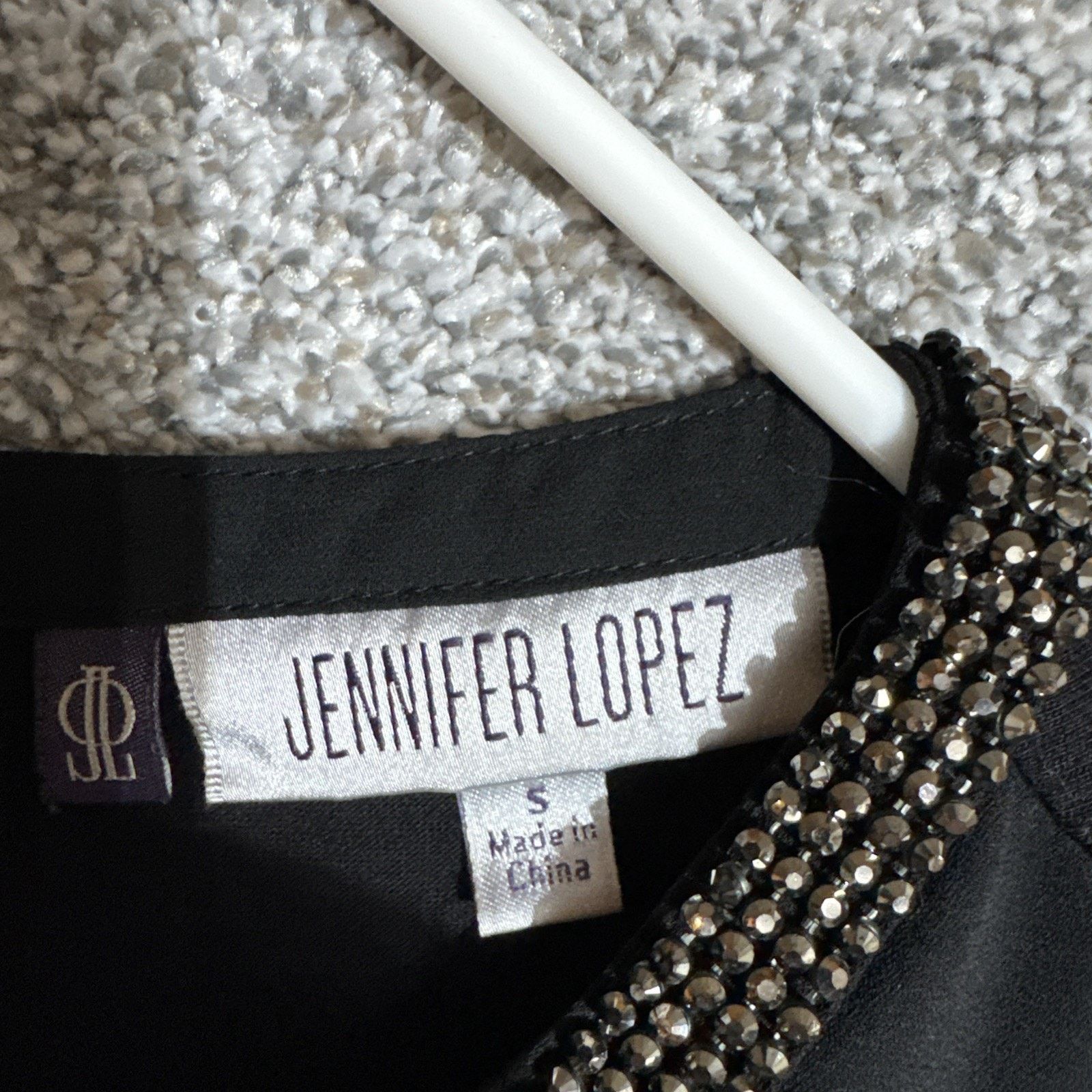 Other Jennifer Lopez JLO Top S Asymmetrical Rhinestones Sparkly Size S / US 4 / IT 40 - 4 Thumbnail