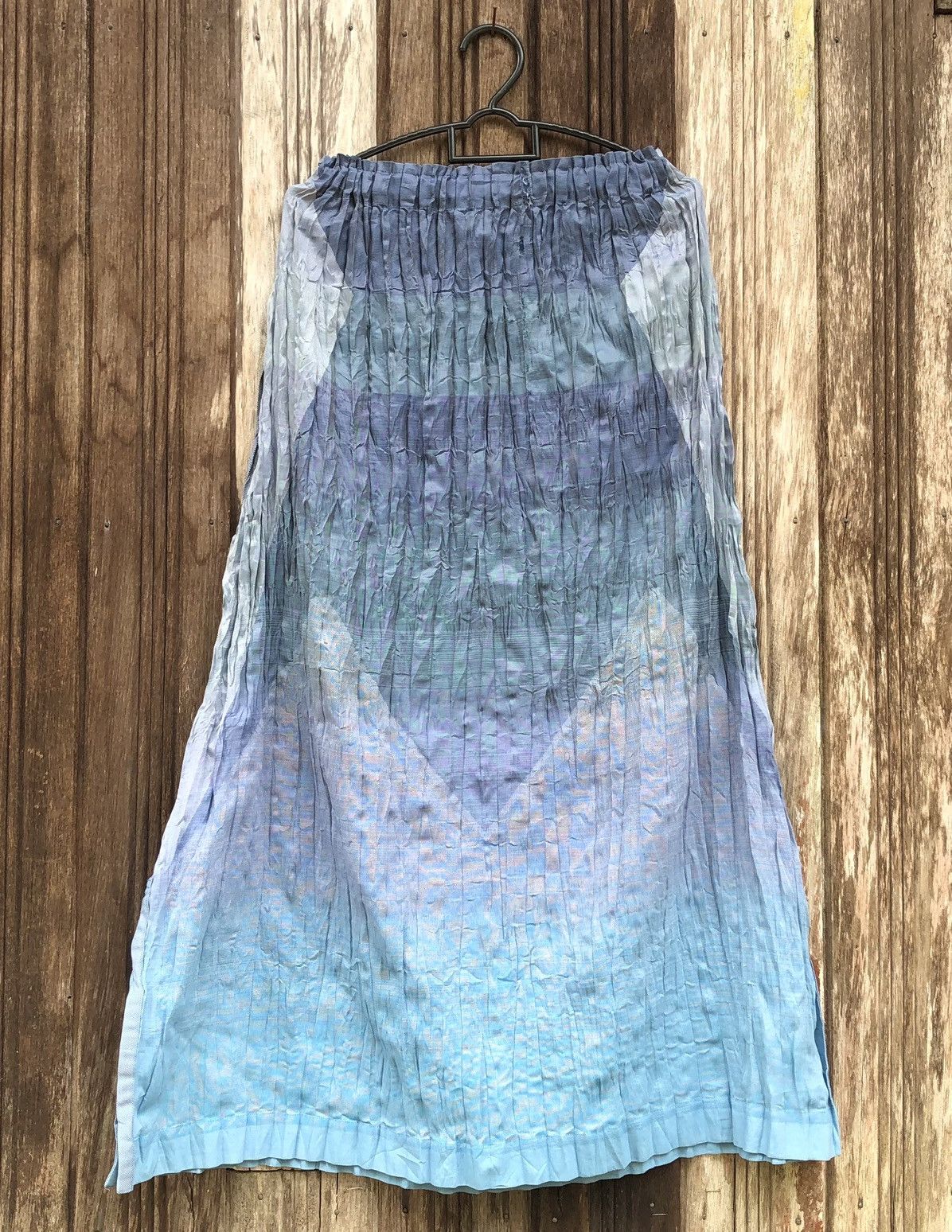 Issey Miyake Vintage Issey Miyake Fete Pleats Maxi Skirt Size 28" / US 6 / IT 42 - 4 Thumbnail