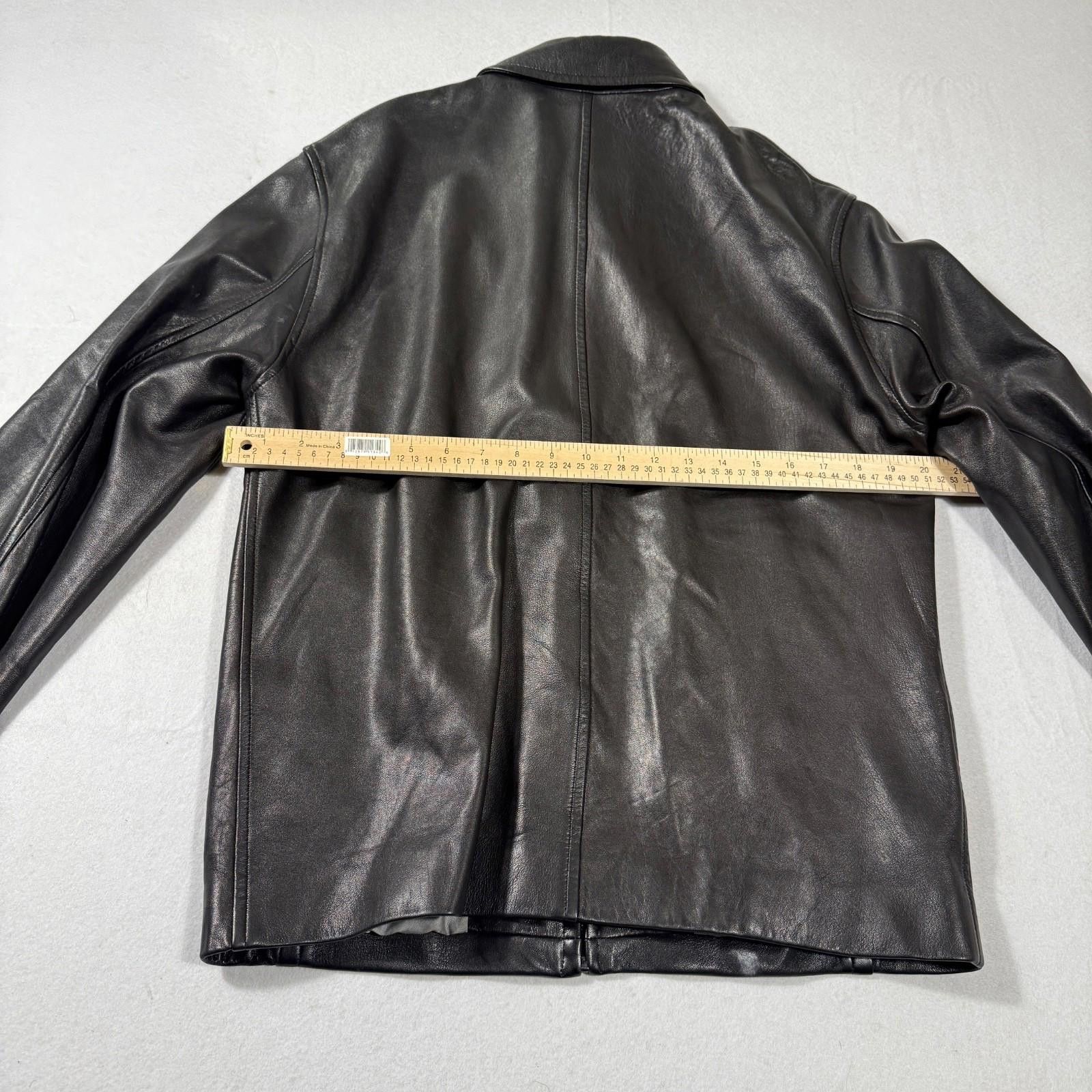 Ted Baker Ted Baker Men’s Leather Moto Black Jacket Size 2 Medium Size US M / EU 48-50 / 2 - 6 Thumbnail