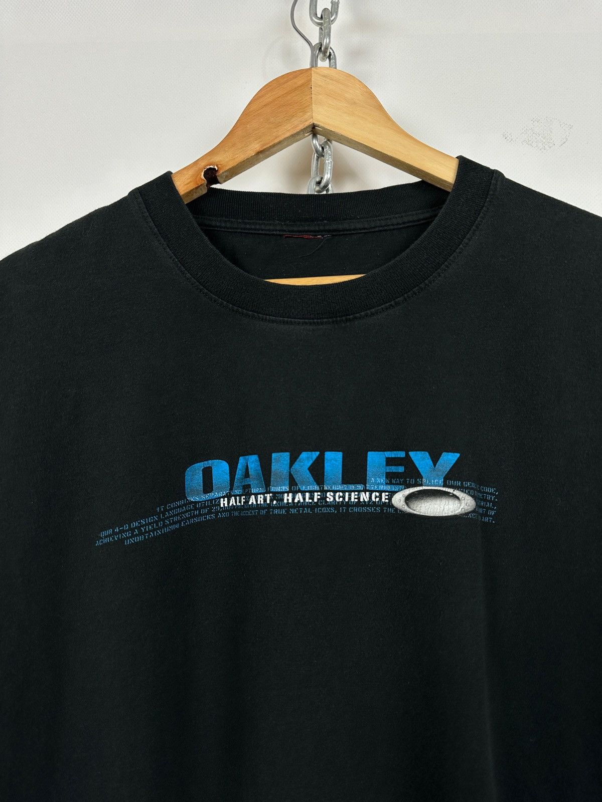 Oakley Vintage Oakley Big Logo Black T-Shirt Size US L / EU 52-54 / 3 - 7 Thumbnail