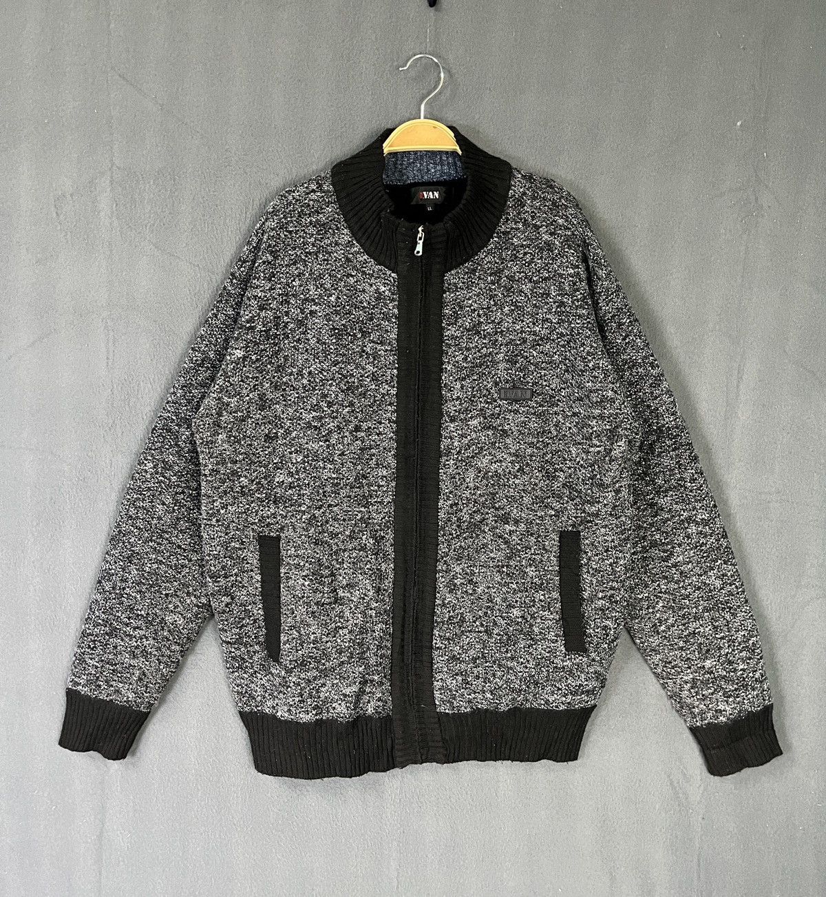 Homespun Knitwear × Japanese Brand × Van Mr Van Knitted Jacket Size US L / EU 52-54 / 3 - 1 Thumbnail