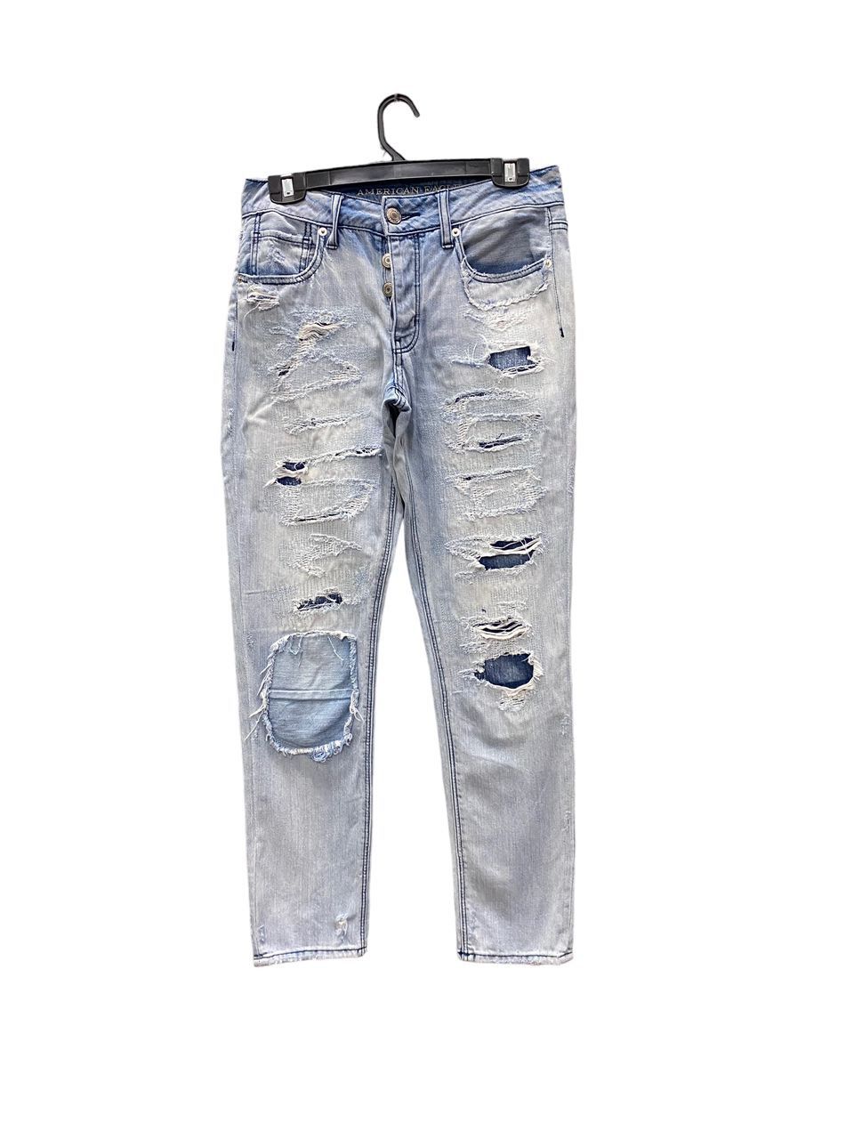 American Eagle Outfitters 💥BEST OFFER💥AMERICAN EAGLE TOMGIRL DISTRESSED DENIM Size 28" / US 6 / IT 42 - 1 Thumbnail