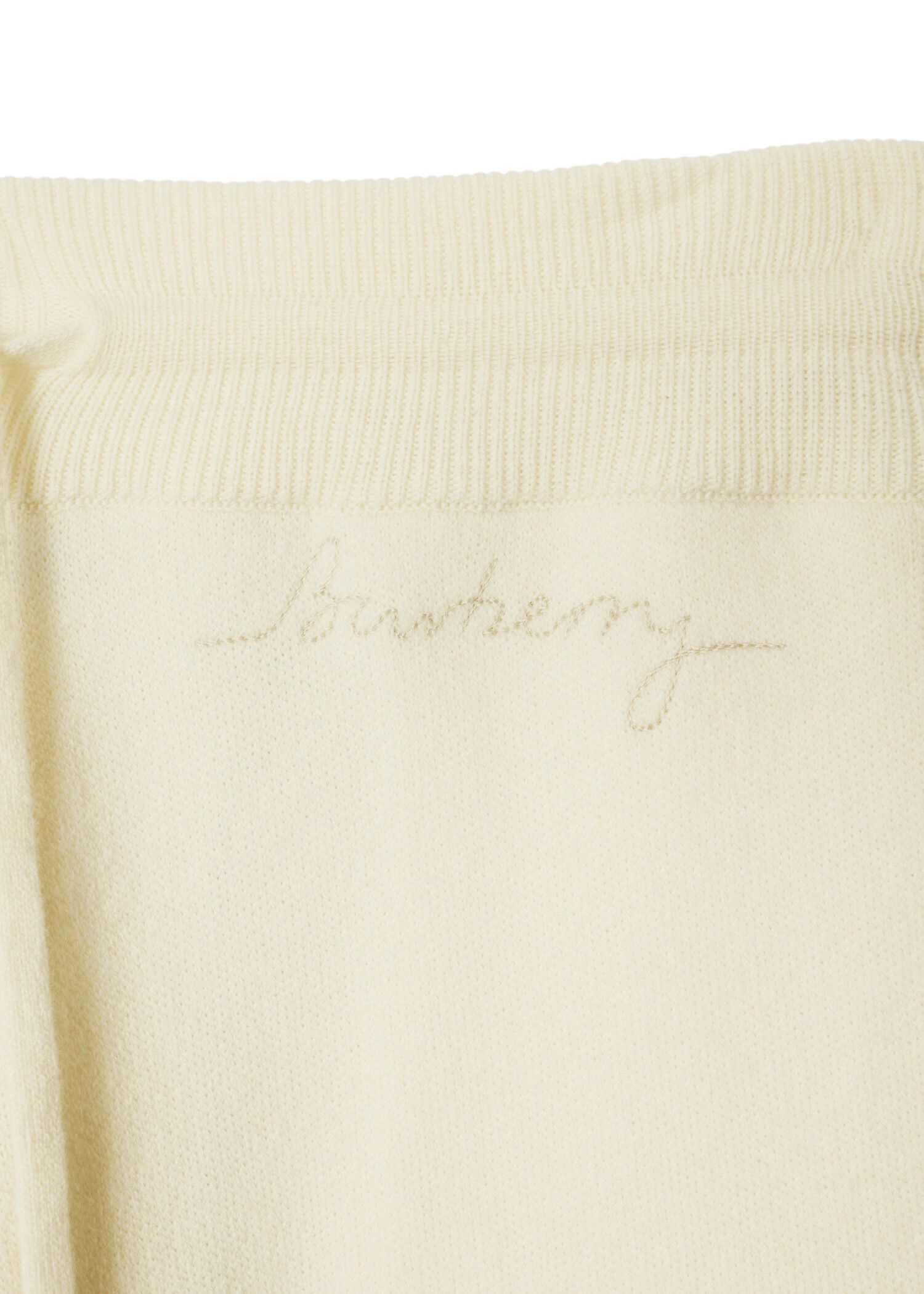 Burberry o1w1db10426 Wool-Blend Jogging Pants in Ivory Size 26" / US 2 / IT 38 - 5 Thumbnail