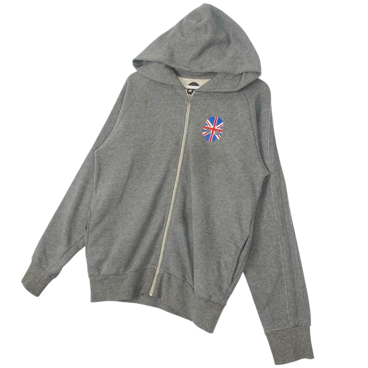 Other Vintage Hydrogen Full Zip Hoodie Sweater Grey Pullove Size M Size US M / EU 48-50 / 2 - 2 Thumbnail