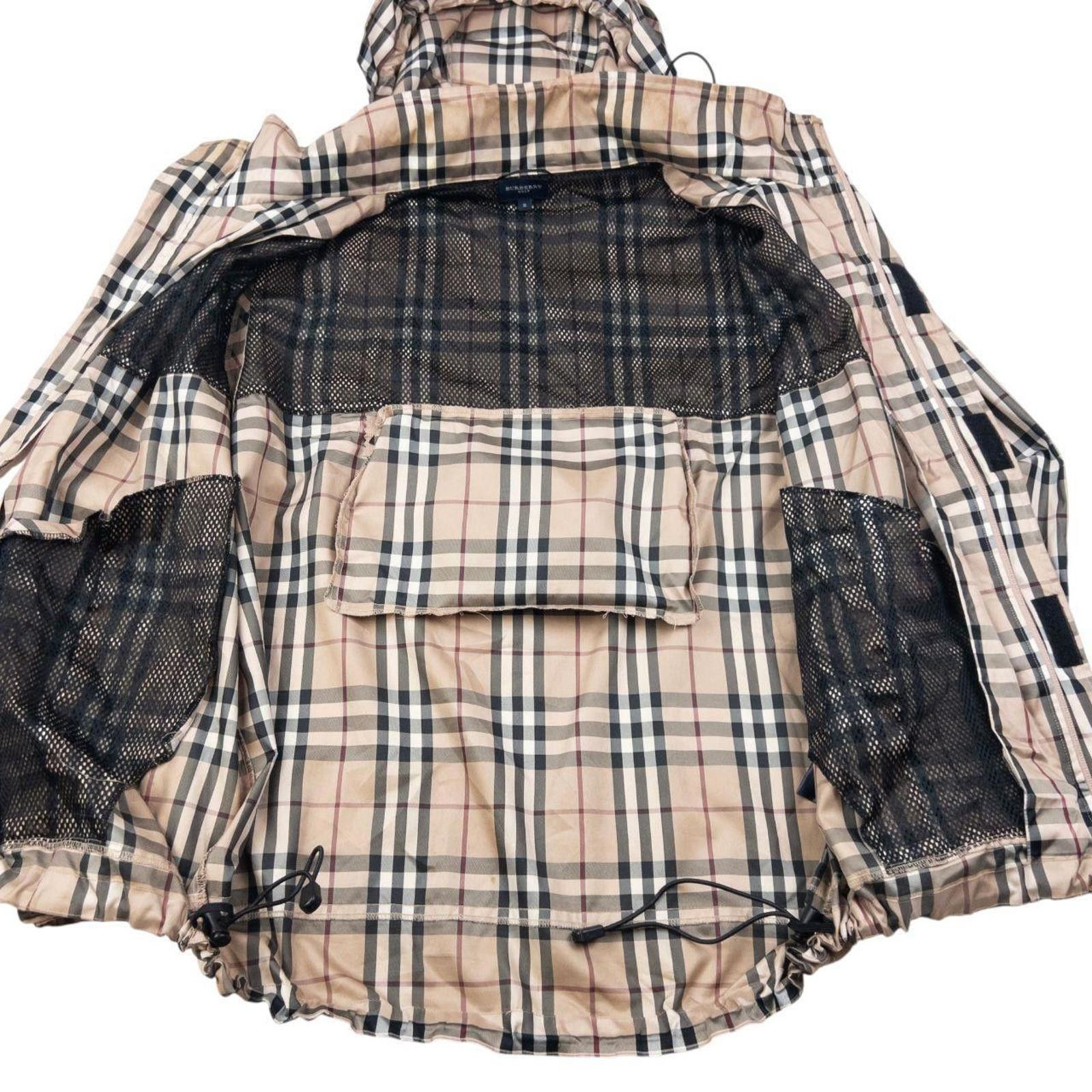 Burberry Vintage 2000s Burberry Golf Nova Check Packable Jacket L Size US L / EU 52-54 / 3 - 5 Thumbnail