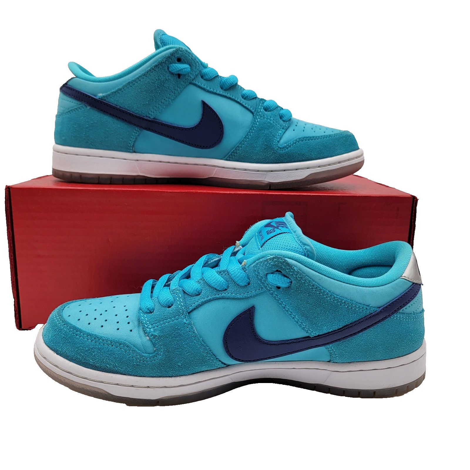 Nike Nike Men's SB Dunk Low 'Blue Fury' Sz 8 BQ6817-400 (416) Size US 8 / EU 41 - 2 Thumbnail