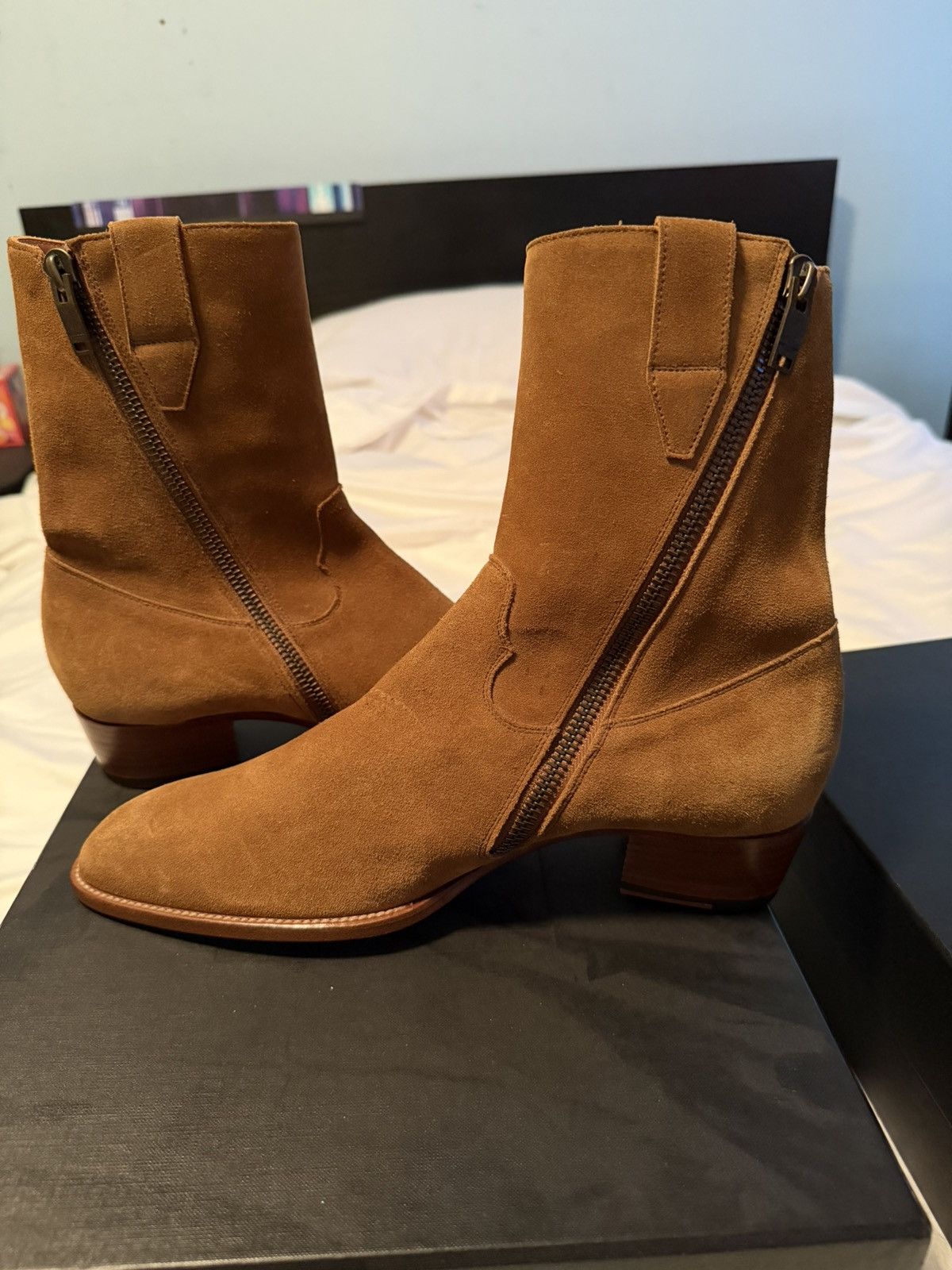 Saint Laurent Paris Brand New FW13 Ochre Cowboy Size US 10 / EU 43 - 4 Thumbnail