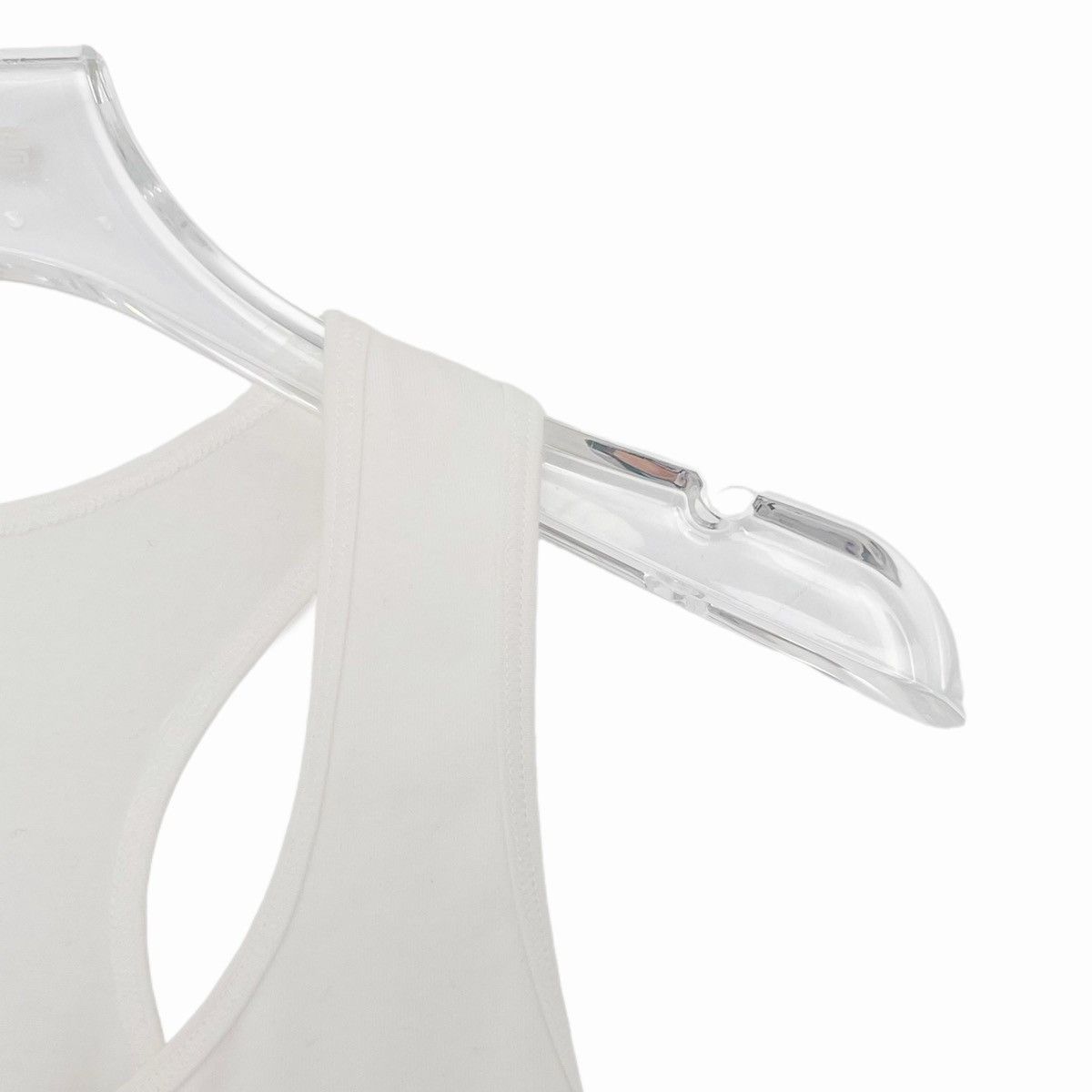 Balenciaga Balenciaga White Logo Print Sports Bra K26WX Size S / US 4 / IT 40 - 4 Thumbnail