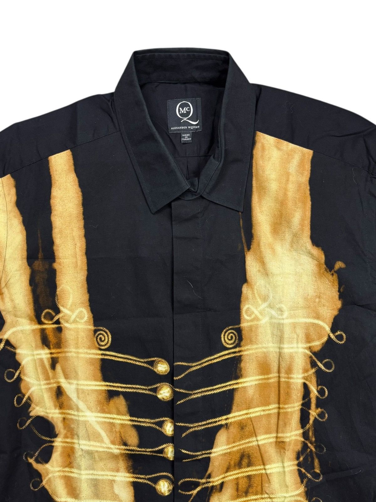 Alexander McQueen 2012 Napoleon Trompe L'oeil Button Shirt Size US M / EU 48-50 / 2 - 3 Thumbnail