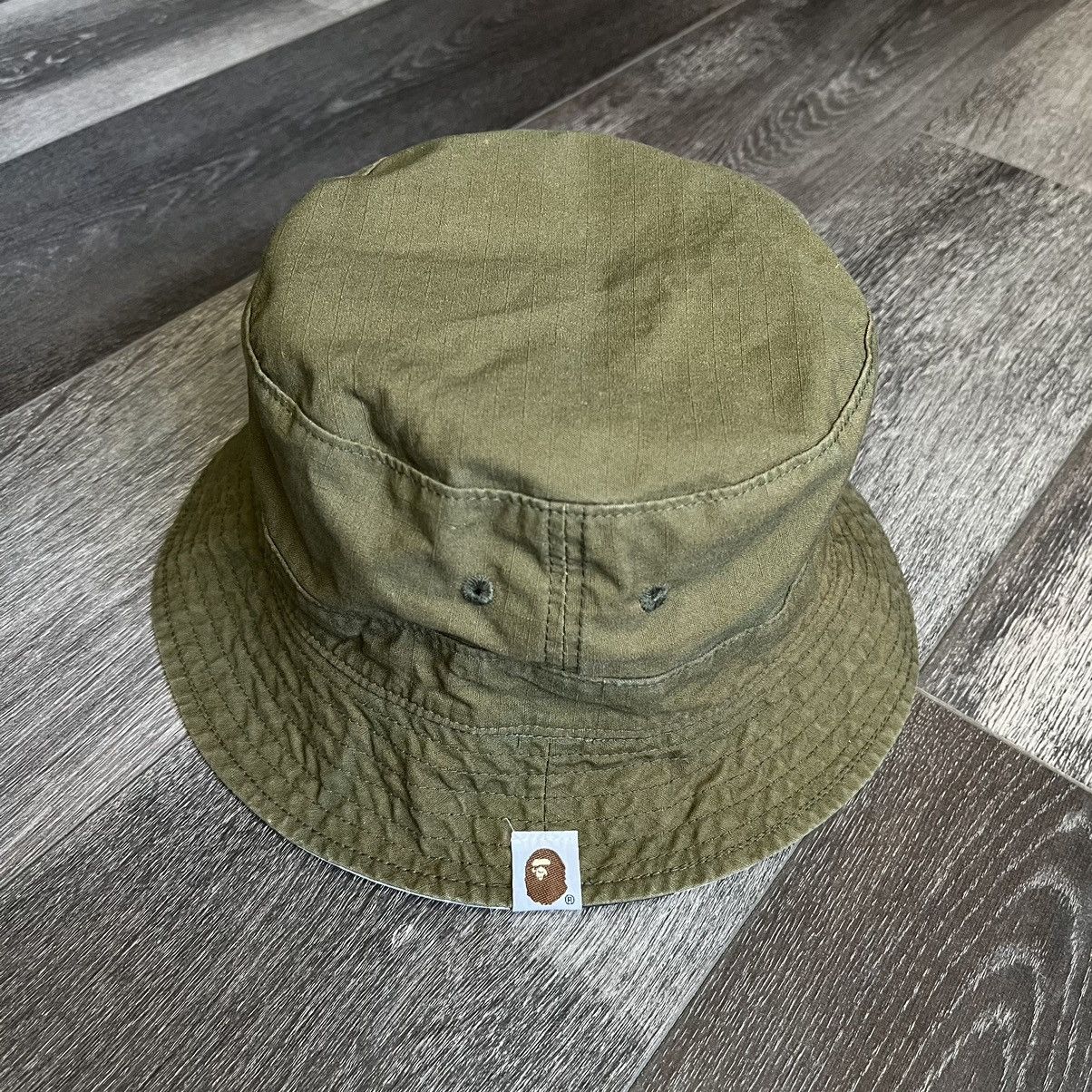 Bape A Bathing Ape Bapesta Psyche Camo Bucket Hat Reversible Bape Size ONE SIZE - 2 Thumbnail