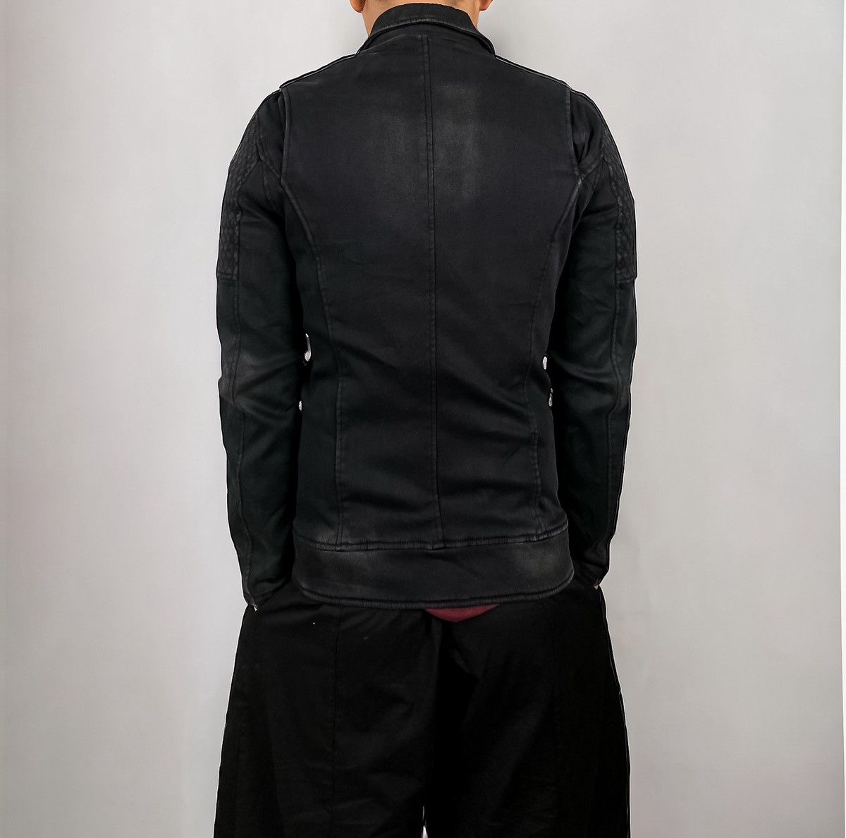 In The Attic × Le Grande Bleu (L.G.B.) In The Attic Stretchy Cotton Ramones Biker Jacket Size US M / EU 48-50 / 2 - 3 Thumbnail