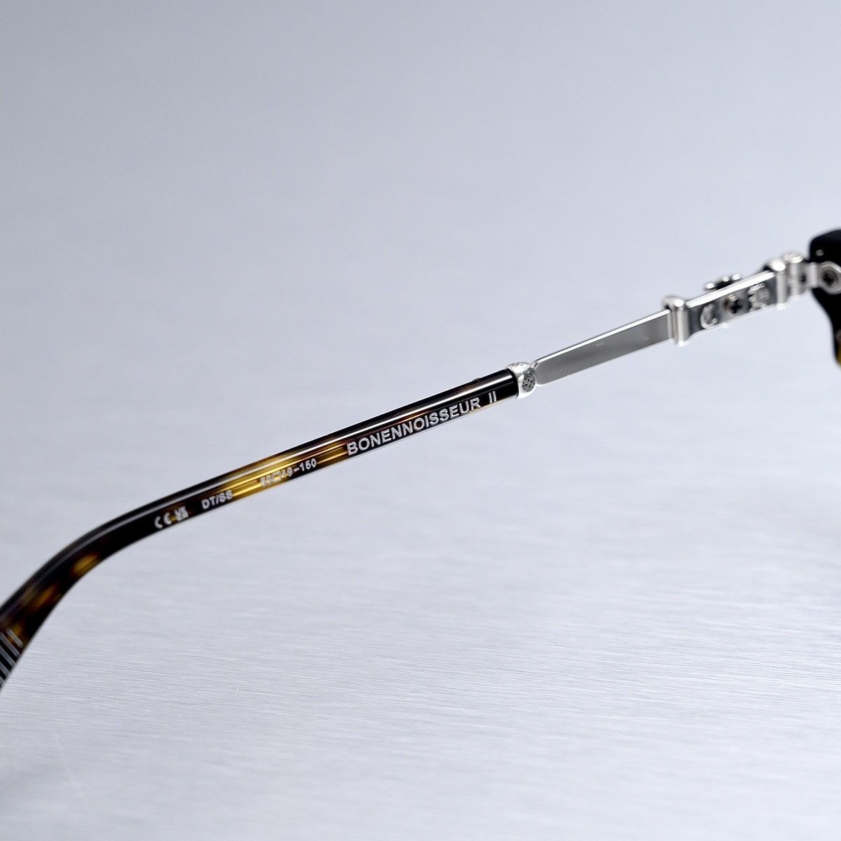Chrome Hearts CHROME HEARTS BONENNOISSEUR II DTT SHINY SILVER GLASSES Size ONE SIZE - 8 Thumbnail