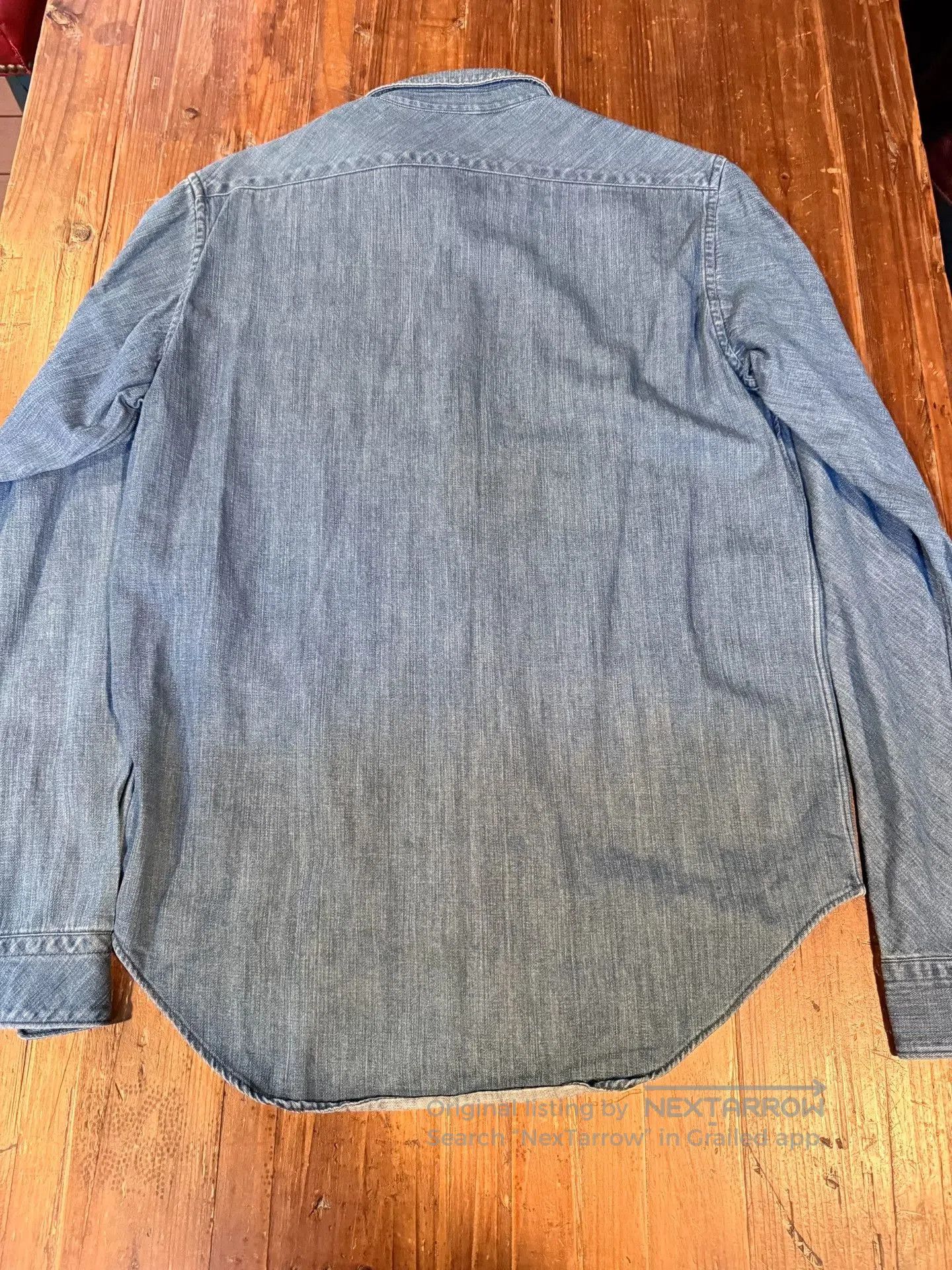N.Hoolywood MISTER HOLLYWOOD Washed Denim Shirt. Size US M / EU 48-50 / 2 - 2 Thumbnail