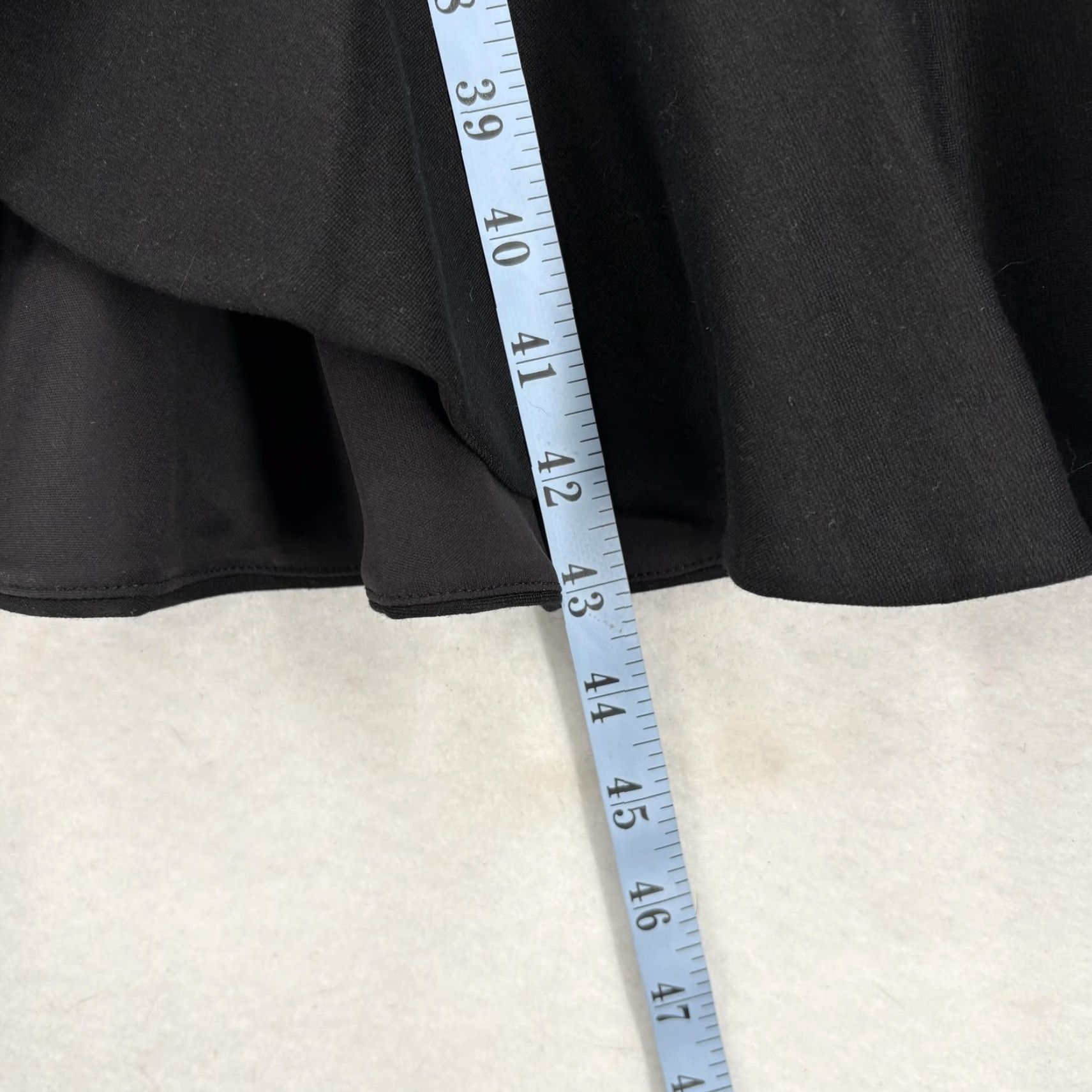 Talbots Talbots Dress Womens 14 Black Sleeveless Sheath Ruffle Little Black Dress NWT Size XL / US 12-14 / IT 48-50 - 6 Thumbnail