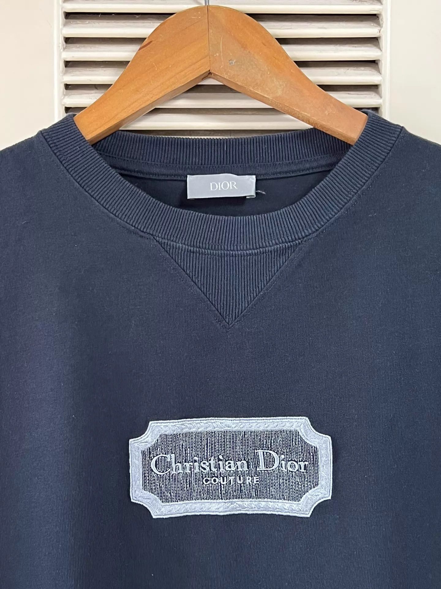 Dior Dior XS CD Couture Embroidered Chest T-shirt Italy Size XS / US 0-2 / IT 36-38 - 3 Thumbnail