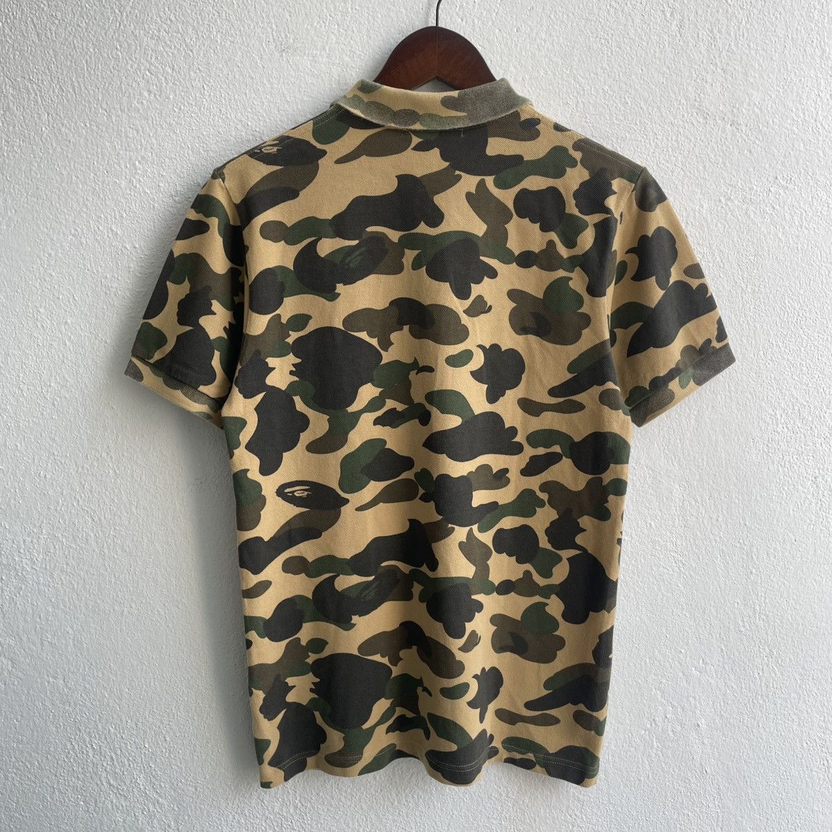 Bape Vintage 00's A Bathing Ape Camouflage Polo Shirts Size US S / EU 44-46 / 1 - 8 Thumbnail