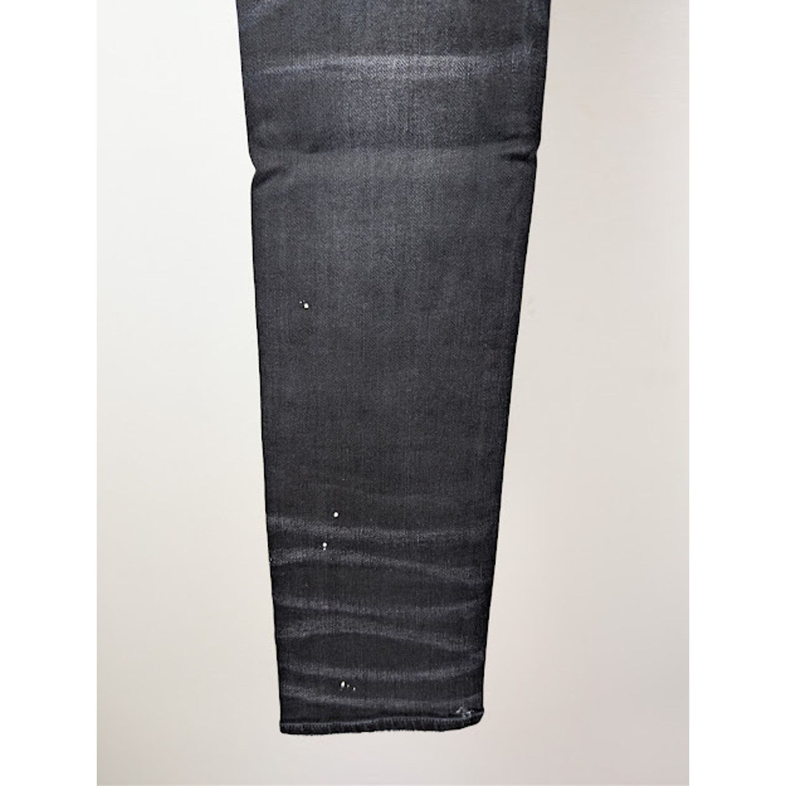 Amiri o1rshd1 MA Drip Skinny Denim Jeans in Aged Black Size US 31 - 18 Thumbnail