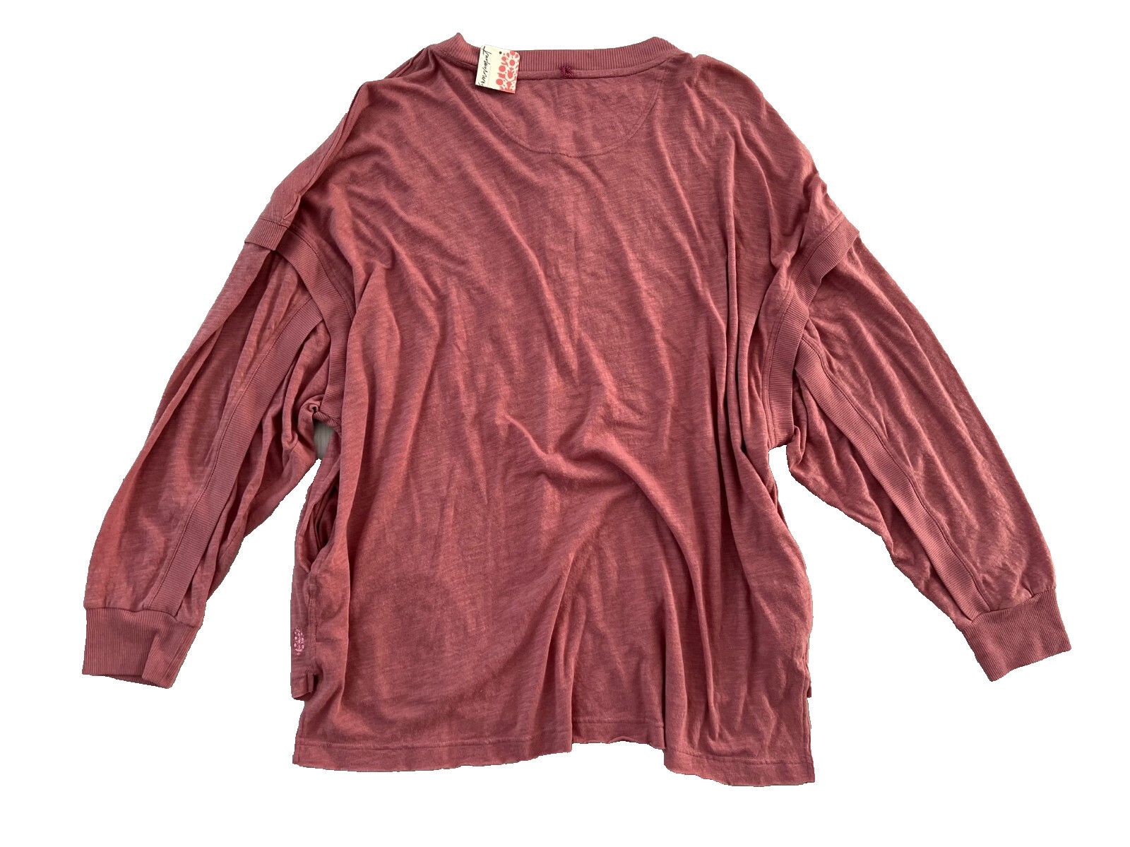 Free People Free People One Up Long Sleeve Top Mauve Merlot ( M ) Size XL / US 12-14 / IT 48-50 - 6 Thumbnail