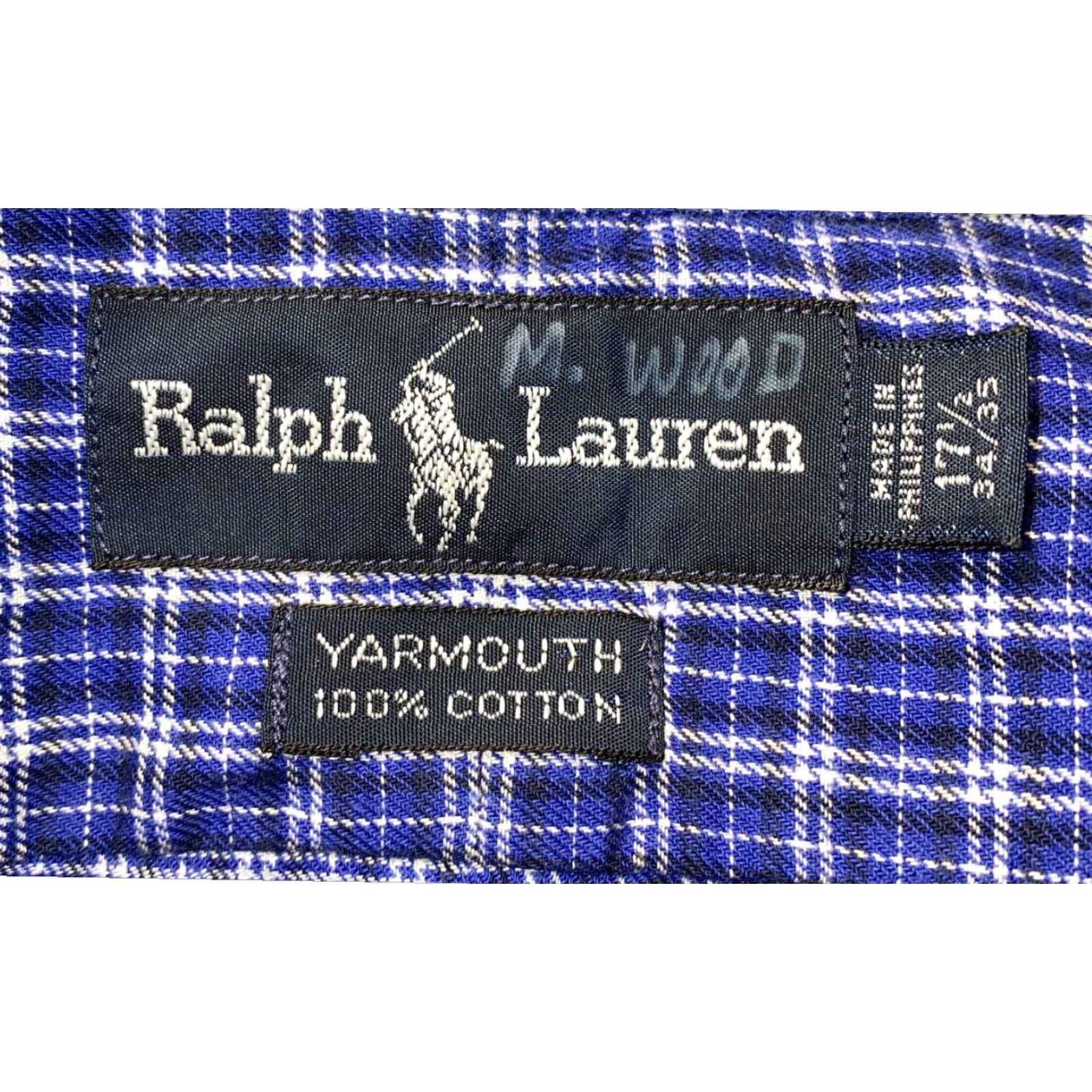 Ralph Lauren Ralph Lauren Mens Blue Long Sleeve Button Down Dress Shirt Large Size 42R - 6 Thumbnail