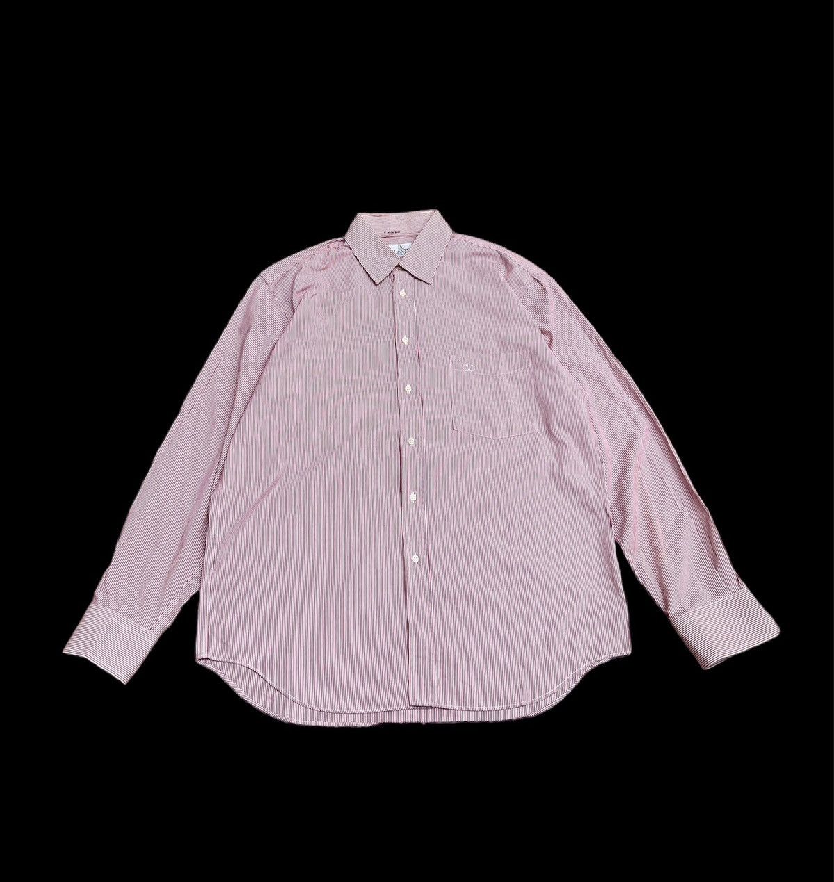 Valentino Vintage Valentino Italy Button Ups Shirt Striped Size US XL / EU 56 / 4 - 1 Thumbnail