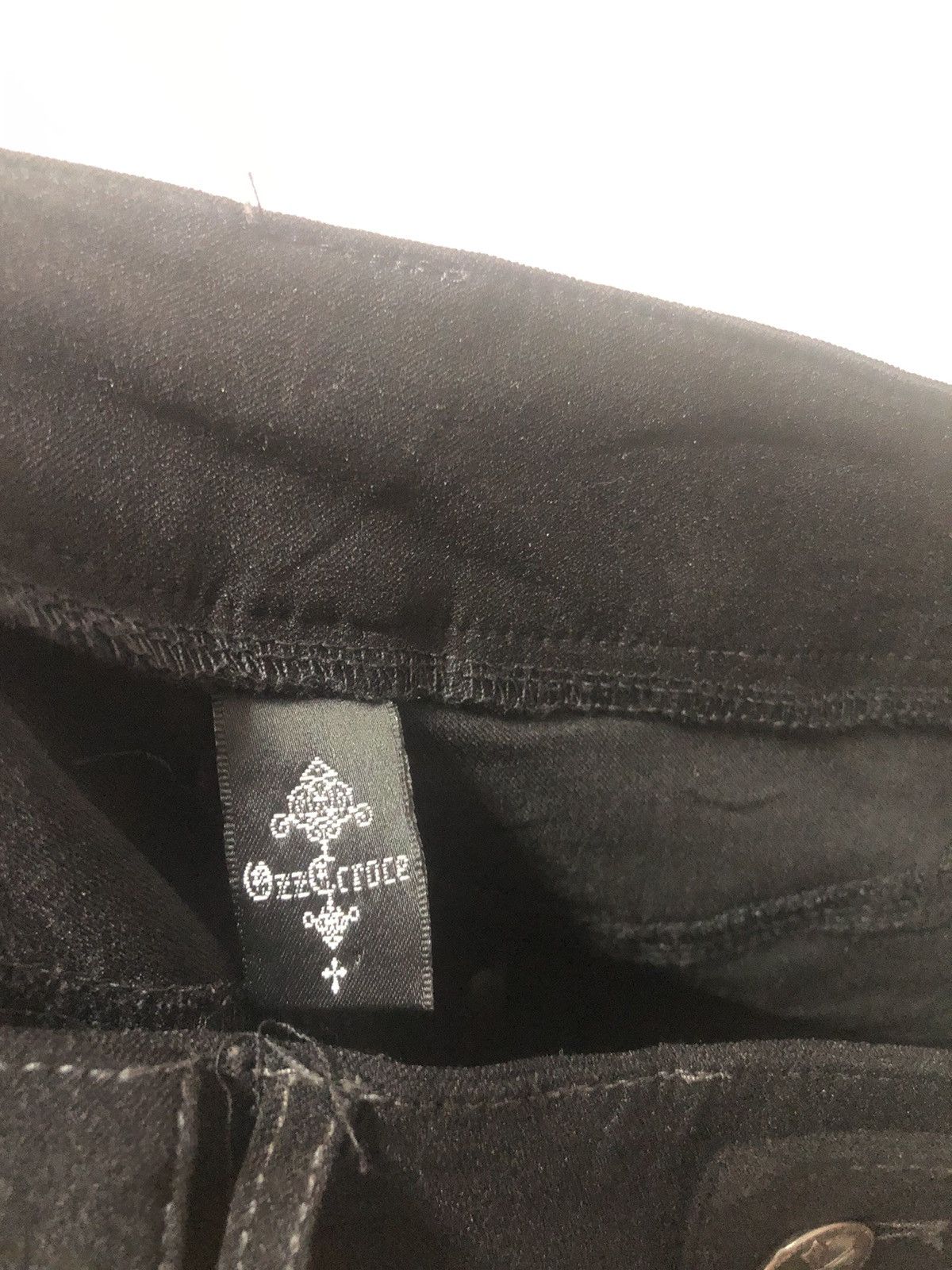 Japanese Brand × Seditionaries OZZ CROCE Pants Punk Cross Zip Strecht Size 27" / US 4 / IT 40 - 11 Thumbnail