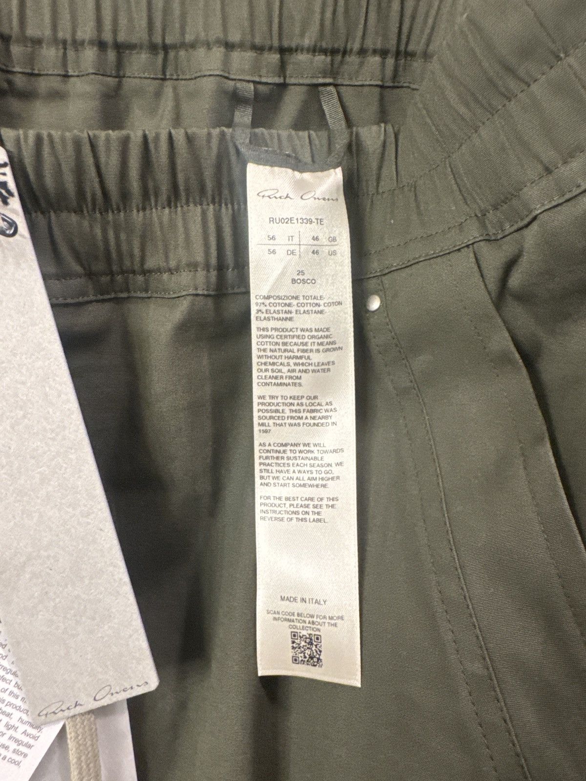 Rick Owens Rick Owens Khaki Concordians Cargobelas Size US 40 / EU 56 - 4 Thumbnail