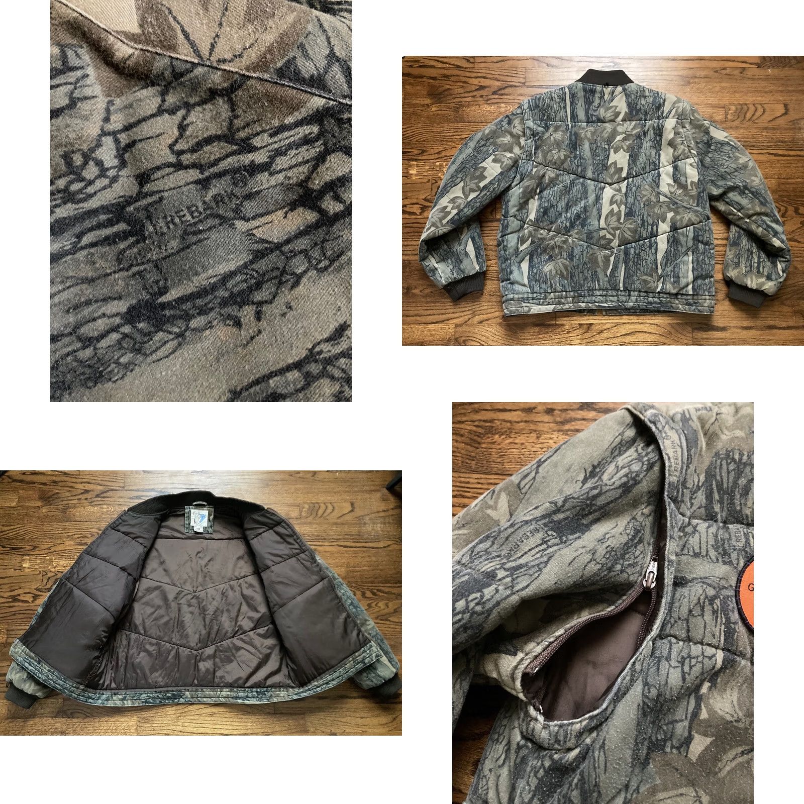 Vintage VINTAGE Trophy Club Jacket Mens Large Trebark Camo Hunting Puffer Alabama Size US L / EU 52-54 / 3 - 8 Thumbnail
