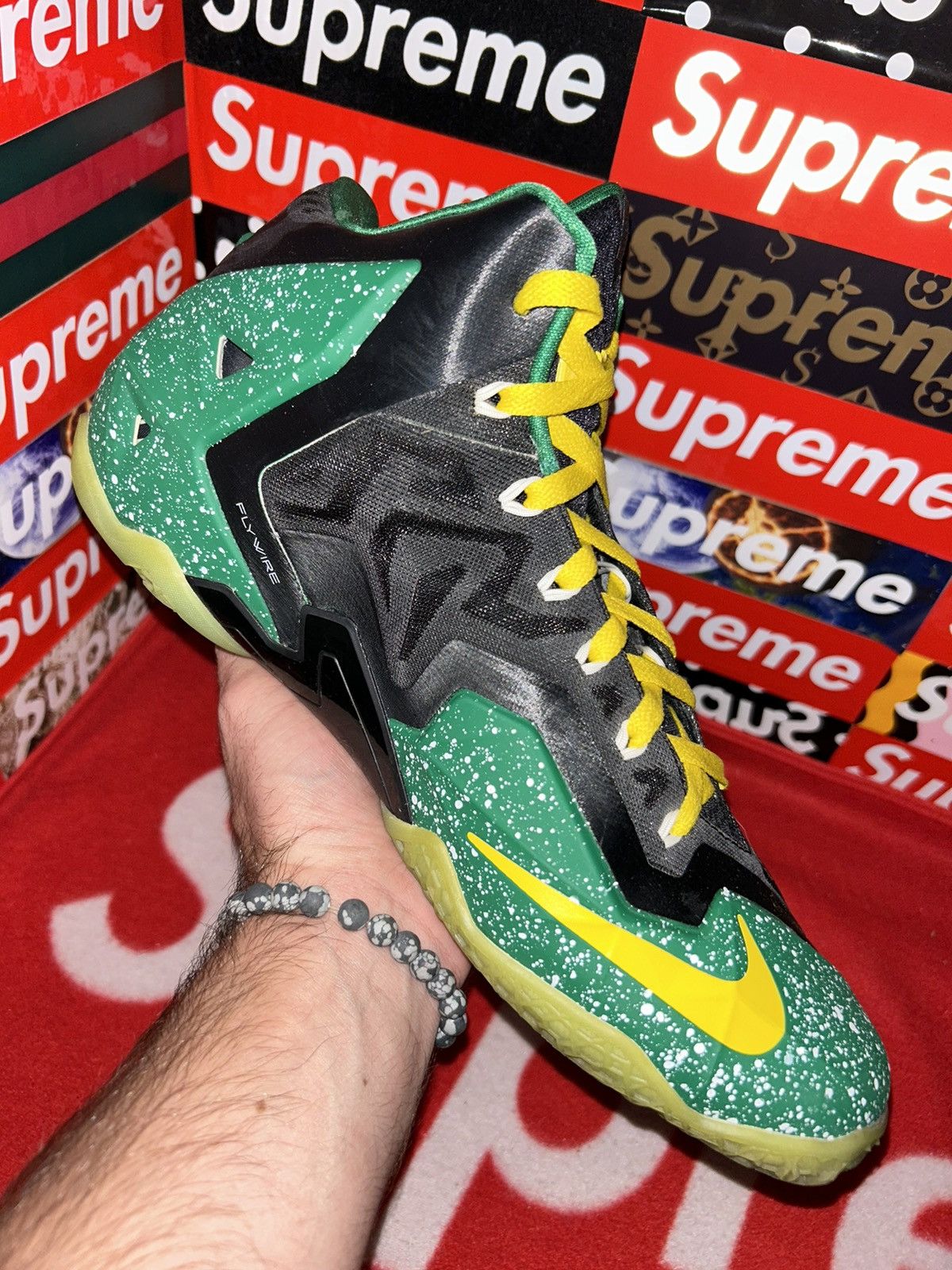Nike Nike Lebron 11 iD 641216-991 size 12 nikeID VNDS RARE SHOES Size US 12 / EU 45 - 7 Thumbnail