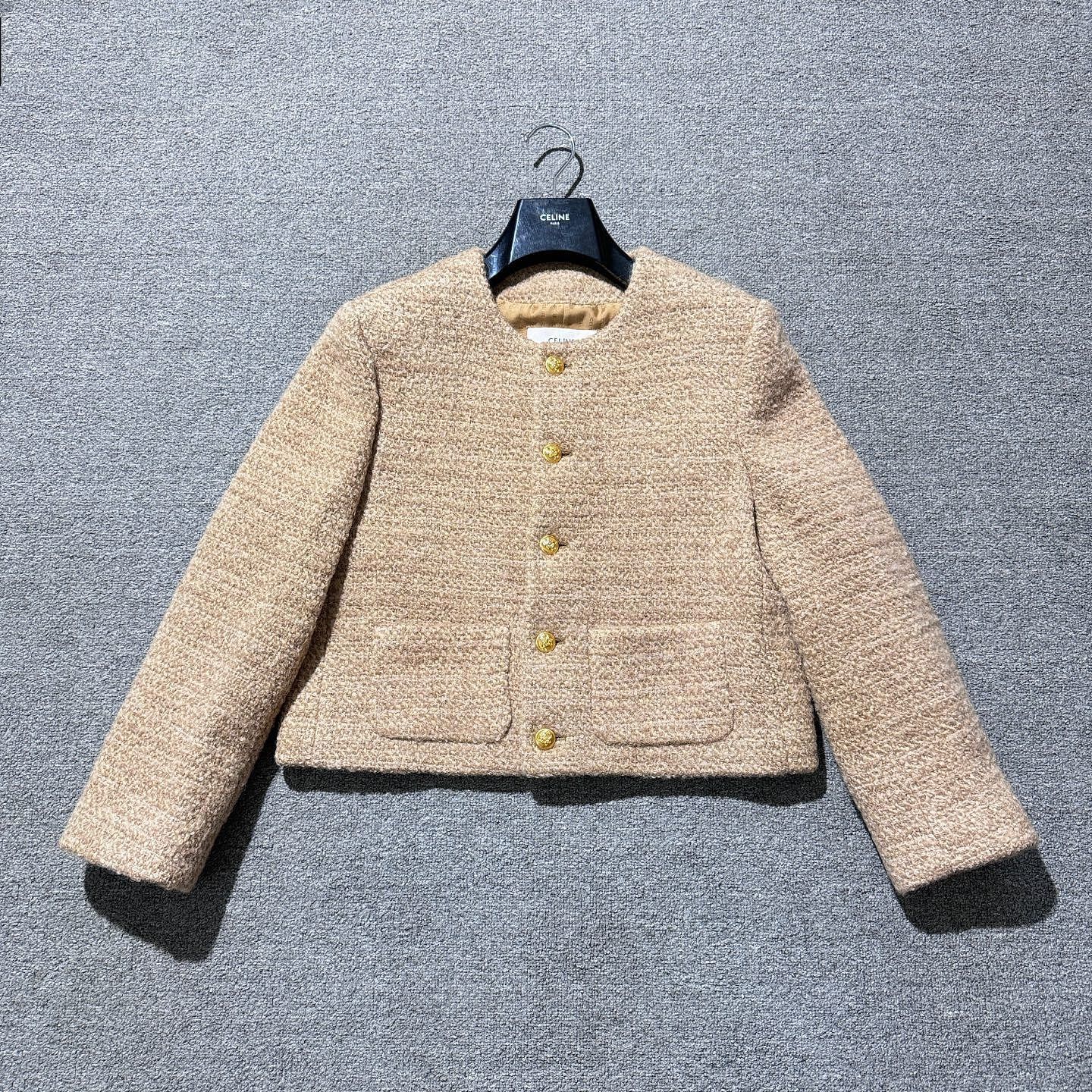 Celine Celine Mohair Blend Jacket FR 38 Size S / US 4 / IT 40 - 1 Thumbnail