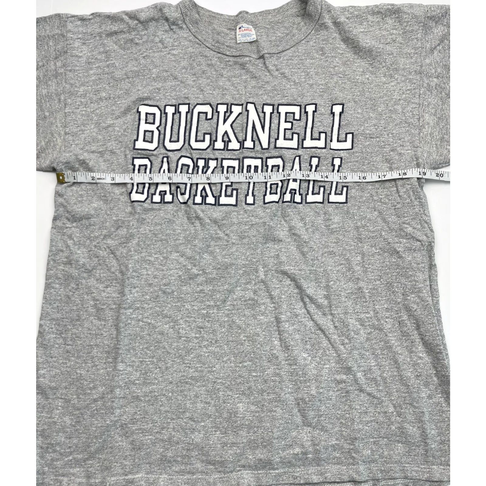 Champion VINTAGE Champion Graphic Tee Bucknell University Basketball 80s 90s Gray XL Mens Size US XL / EU 56 / 4 - 5 Thumbnail