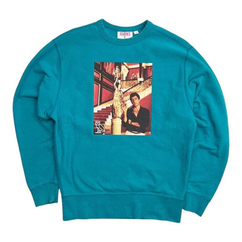 Octobers Very Own OVO x Scarface Crewneck Blue | Grailed