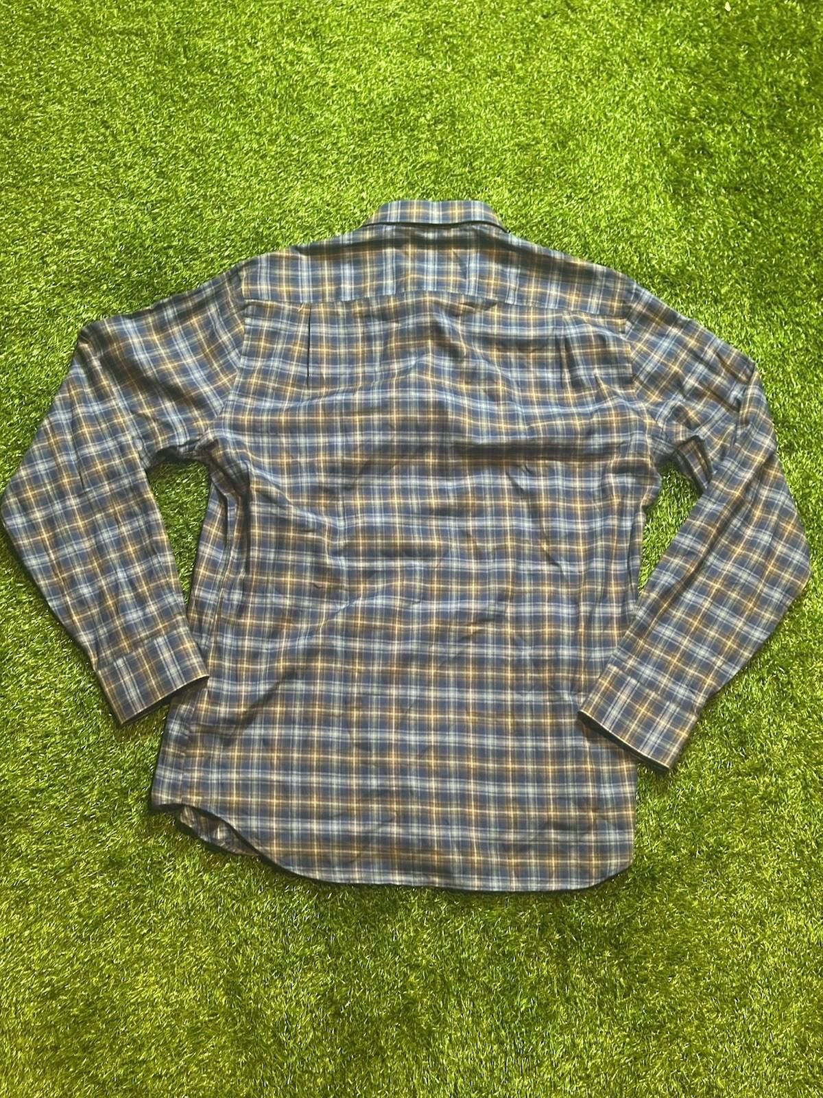 Peter Millar PETER MILLAR MENS PLAID WINTER SOFT TWILL BUTTON UP size L Size US L / EU 52-54 / 3 - 7 Thumbnail