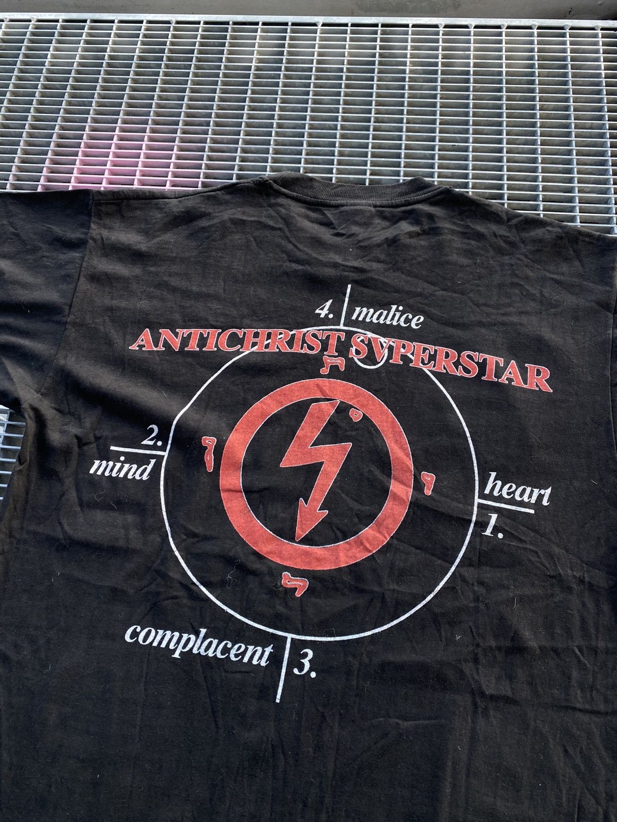 Band Tees Vintage 90s Marilyn Manson Antichrist Super Star T-Shirt Size US XL / EU 56 / 4 - 9 Thumbnail