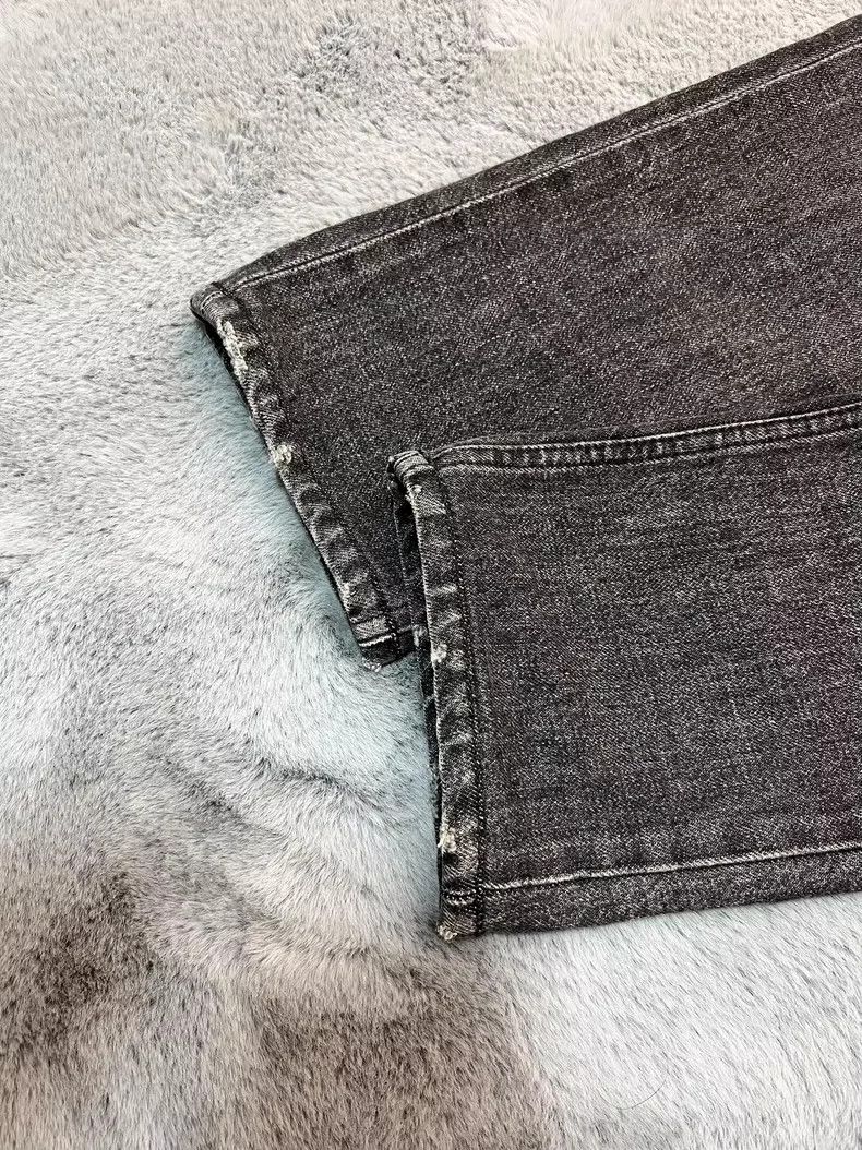Celine Celine 23 Spring/Summer Smoky Black Washed Slim Straight Le Size US 27 - 7 Thumbnail