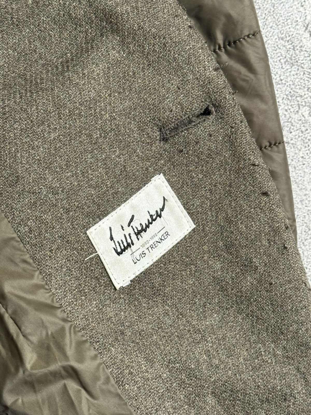 Designer Luis Trenker 52 Stuart Wattiert blazer jacket hybrid quilted Size US L / EU 52-54 / 3 - 14 Thumbnail