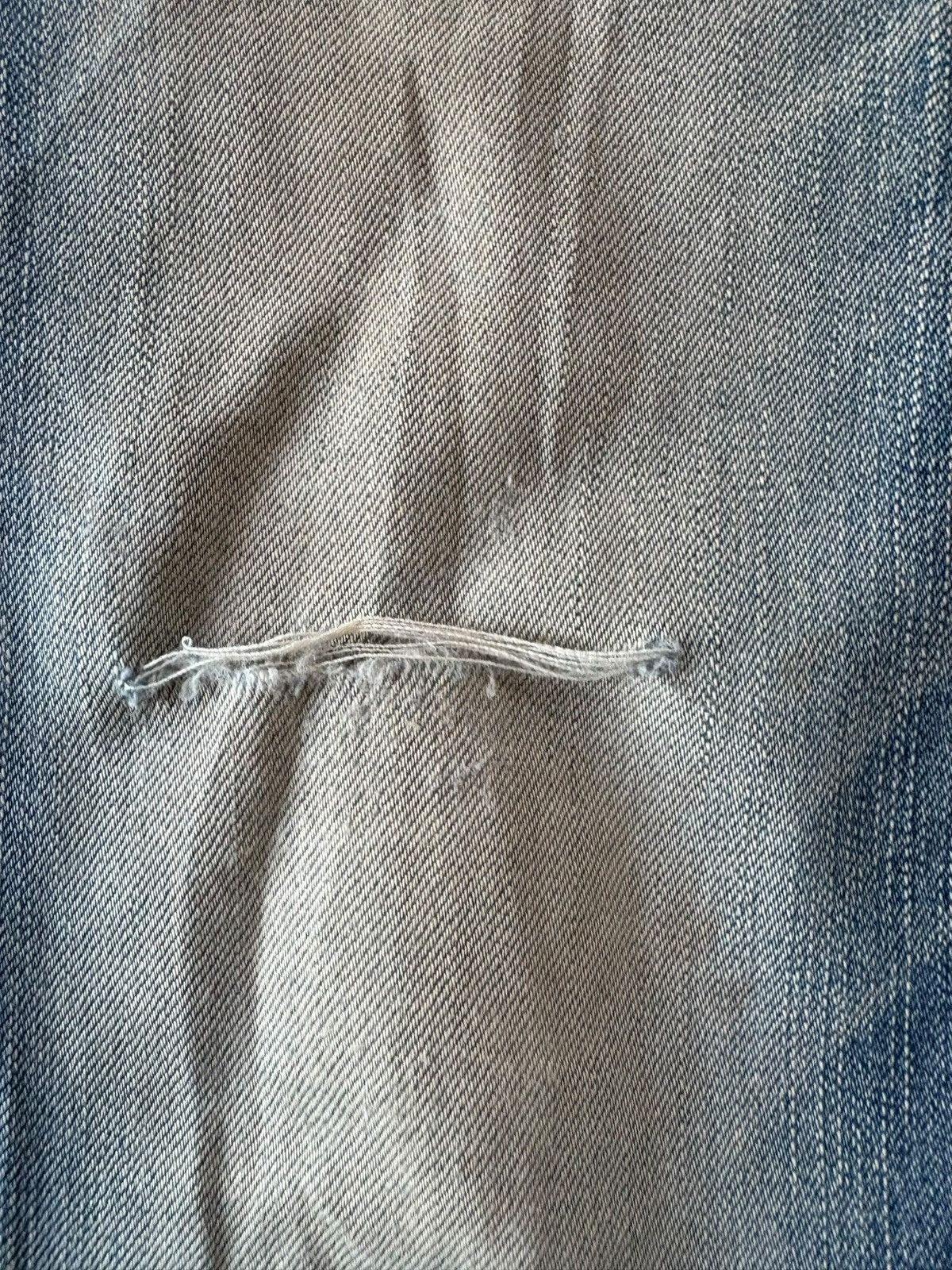 If Six Was Nine Vintage Murder Licence Punk Studded Mud Wash Distress Jeans Size 31" - 3 Thumbnail
