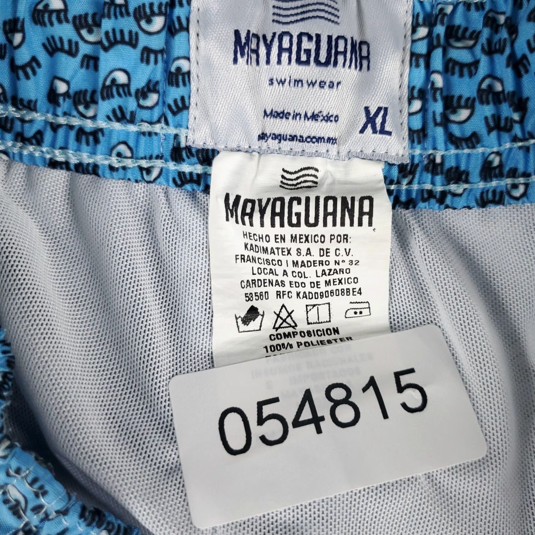 Vintage Mayaguana Shorts Mens XL Blue Beach Board Swim Trunks Size US 36 / EU 52 - 8 Thumbnail