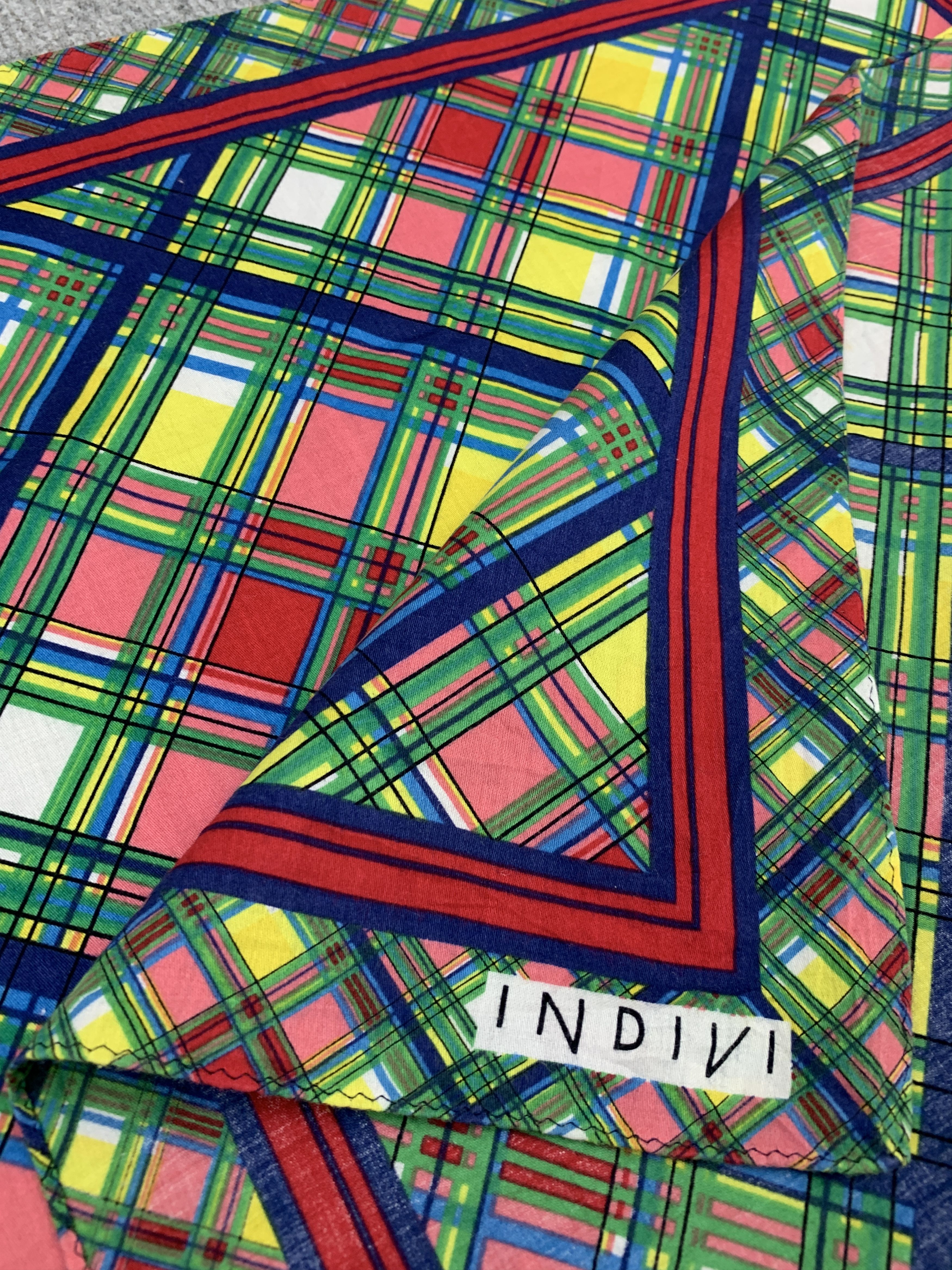 Japanese Brand × Vintage Vintage Indivi Neckerchief/Handkerchief - HKA958 Size ONE SIZE - 8 Thumbnail