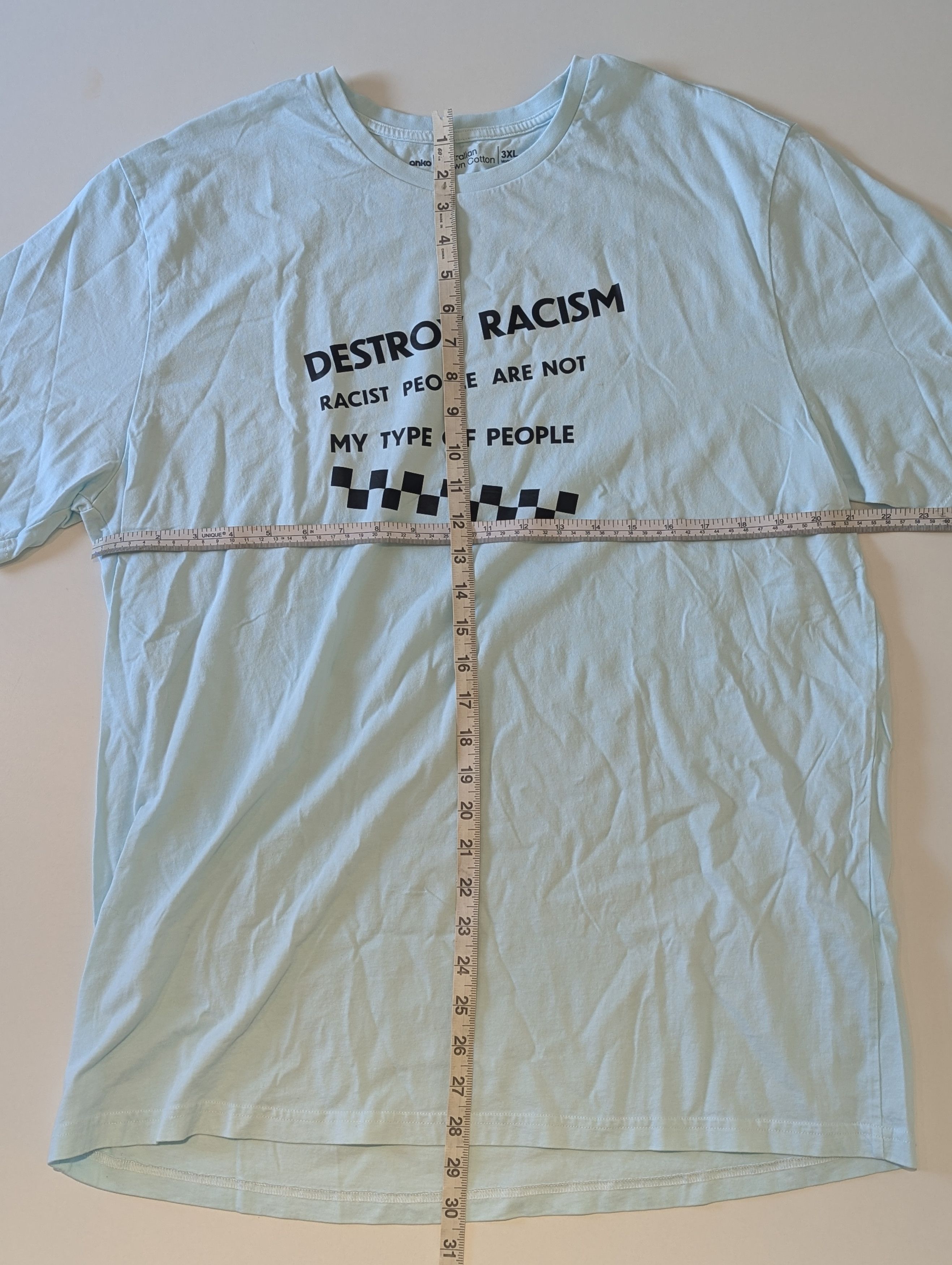 RVCA RVCA Destroy Racism T-Shirt Size US XXL / EU 58 / 5 - 2 Thumbnail