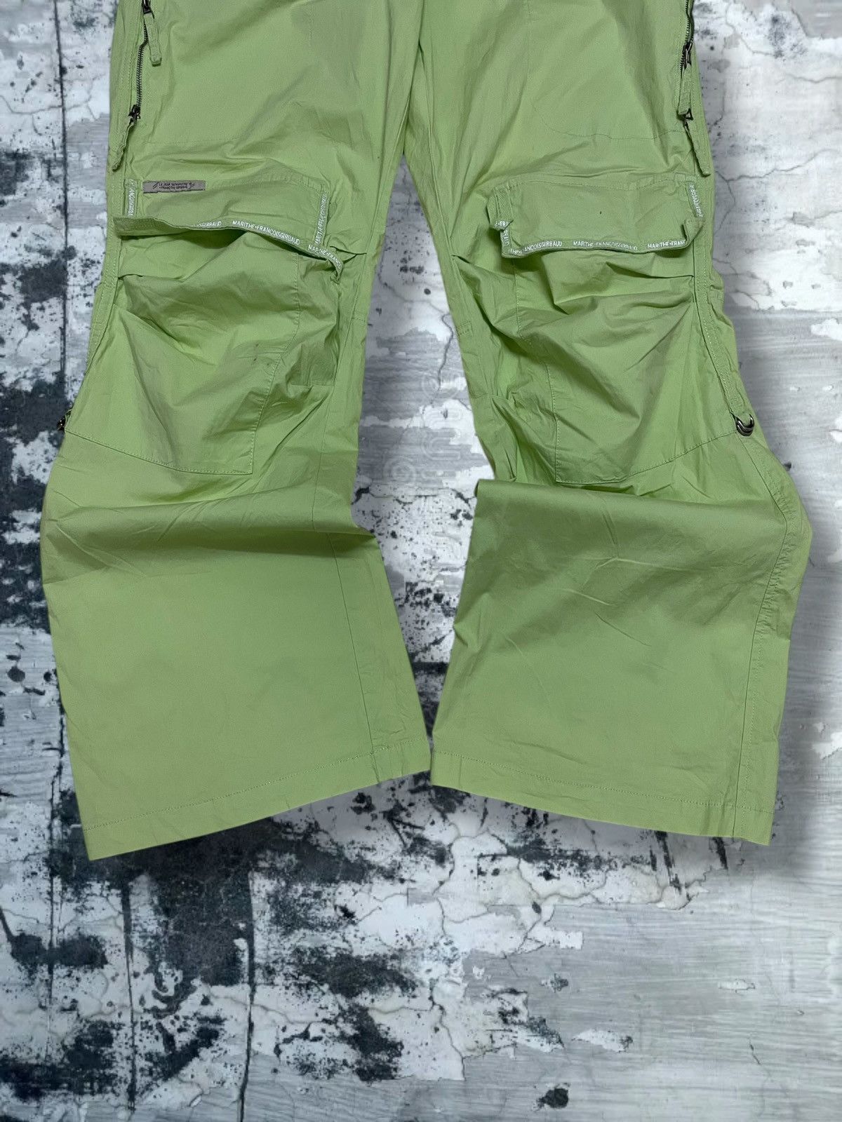 Marithe + Francois Girbaud Vintage Og 1990s Marithe Francois Girbaud Tactical Neon Pant Size US 33 - 3 Thumbnail