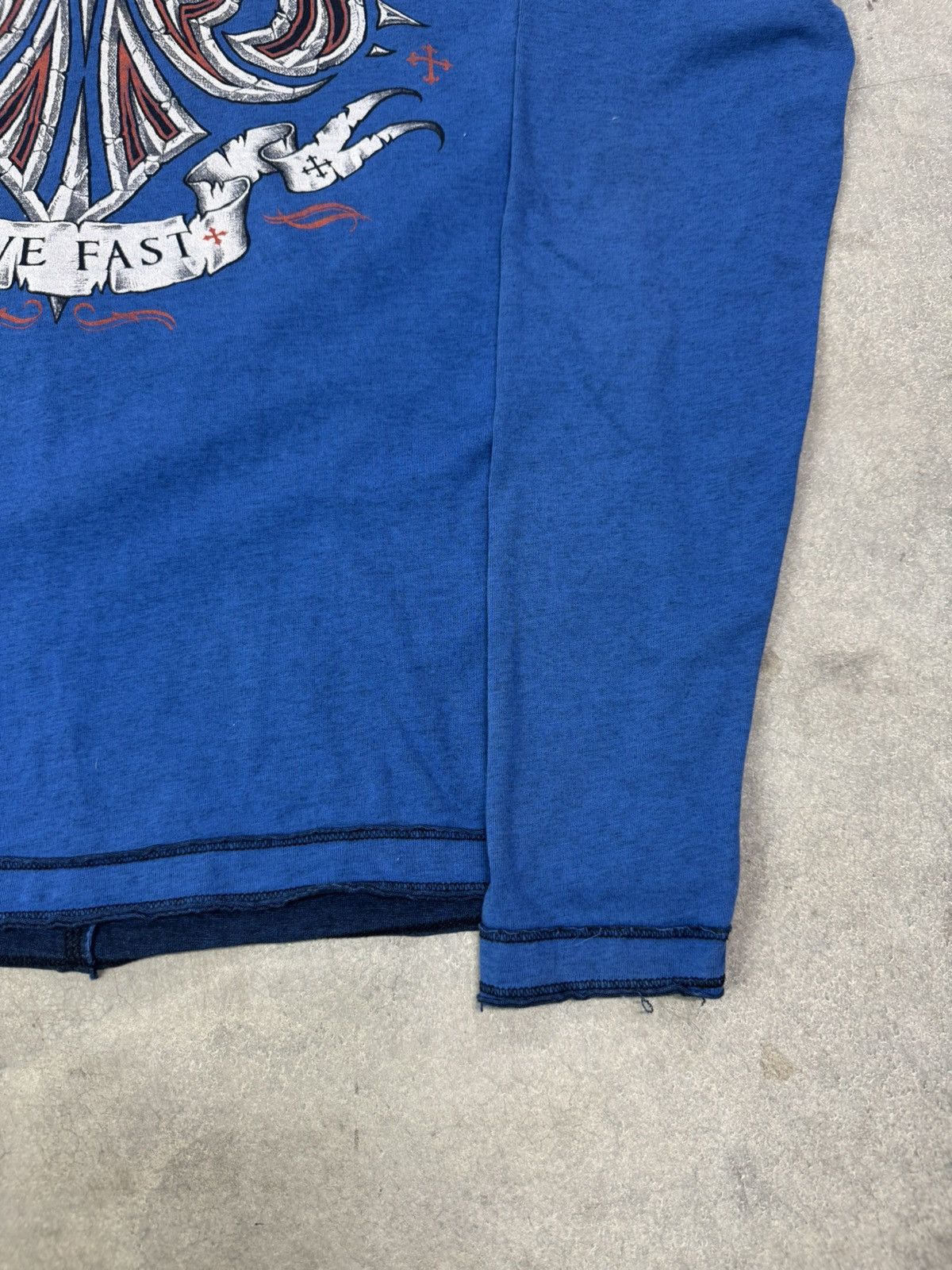 Affliction Vintage Y2K Affliction Reversible Long Sleeve T Shirt Size US L / EU 52-54 / 3 - 12 Thumbnail