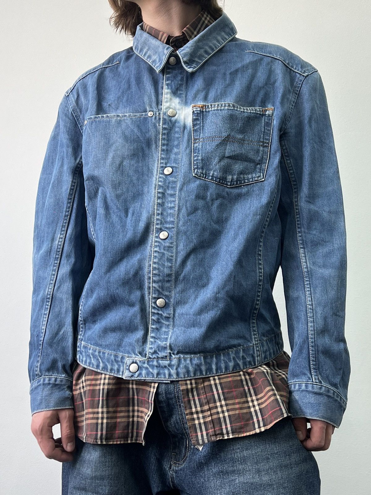 Levi's × Levi's Vintage Clothing × Vintage Levis Engineered Jeans Snap Button Denim Jacket Size US XL / EU 56 / 4 - 1 Thumbnail