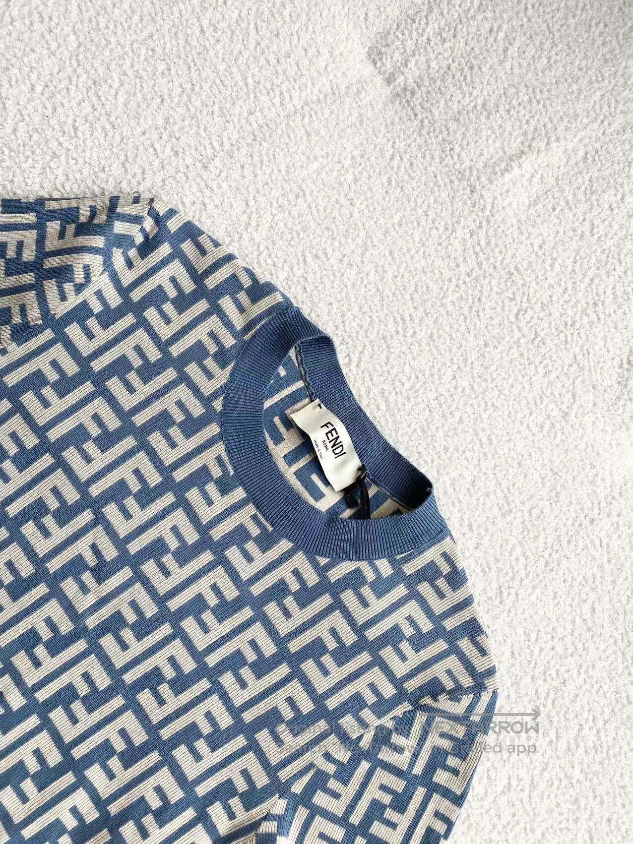 Fendi Fendi FF Monogram Crew Neck Knit Top| Size XS / US 0-2 / IT 36-38 - 4 Thumbnail