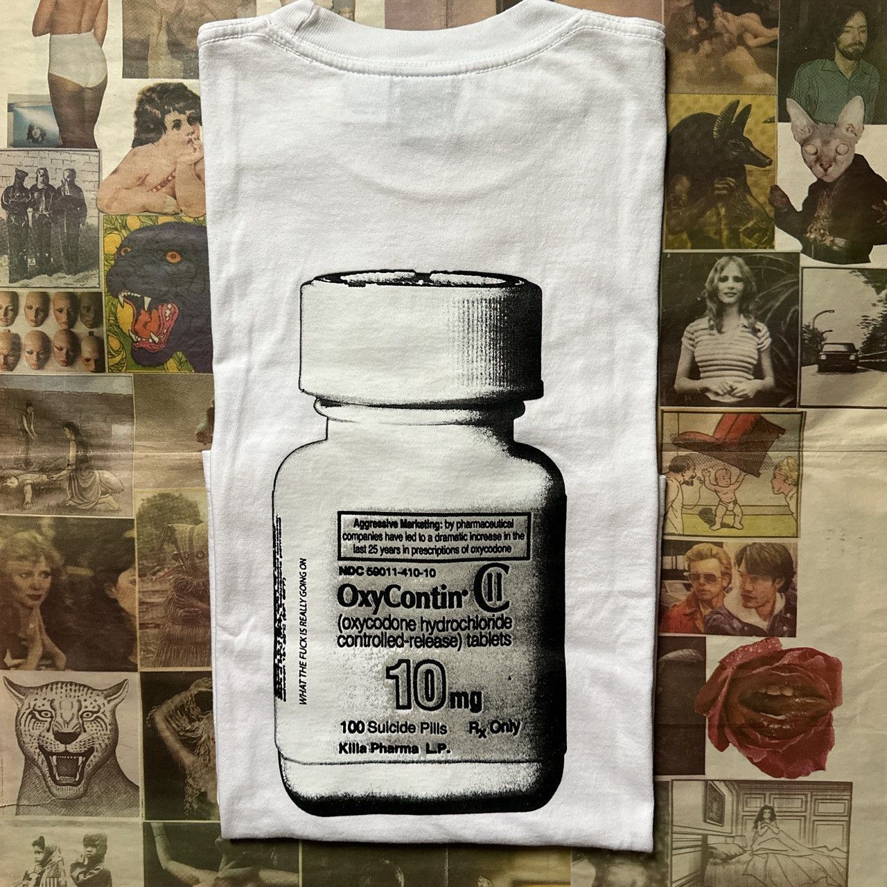 Freshjive Freshjive wtfirgo bad pharma tee white Medium Size US M / EU 48-50 / 2 - 3 Thumbnail