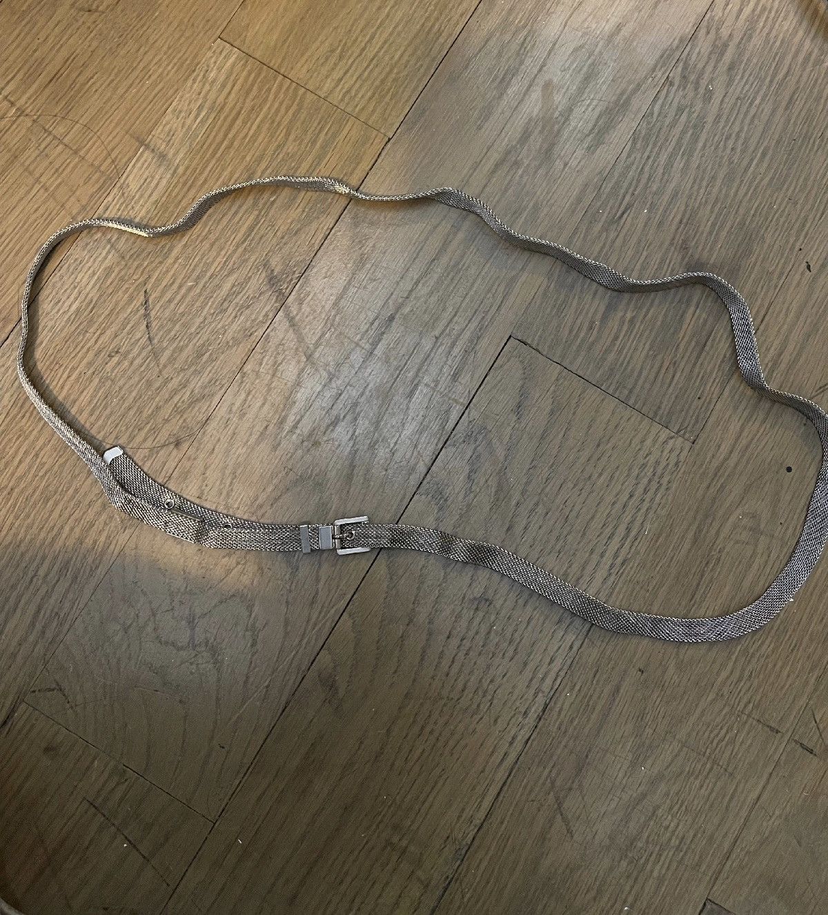 Helmut Lang Helmut lang AW04 silver belt Size 30 - 1 Thumbnail