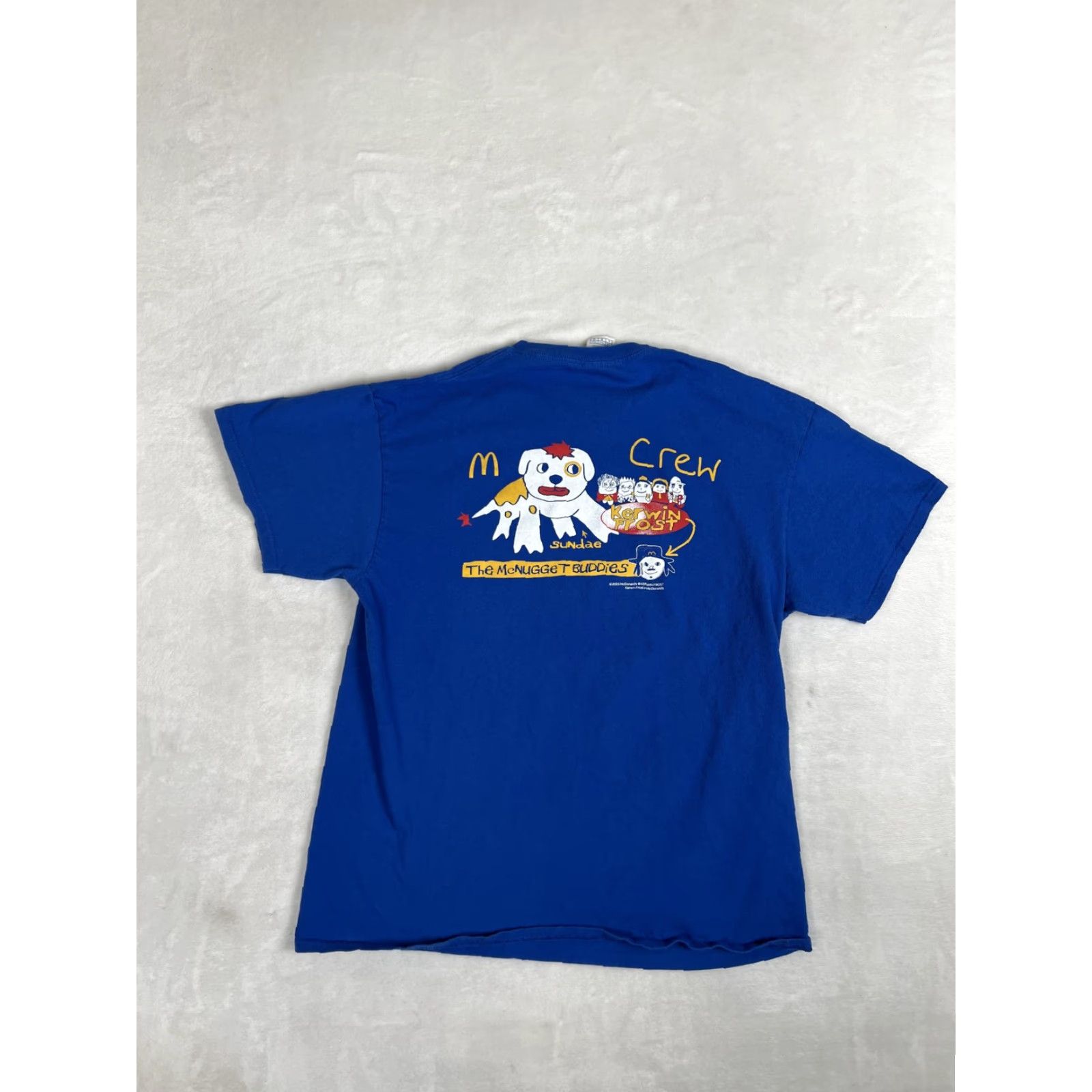 Vintage McDonalds Kerwin Frost T-Shirt Mens M/L Blue McNugget Buddies Graphic Tee Size US M / EU 48-50 / 2 - 6 Thumbnail