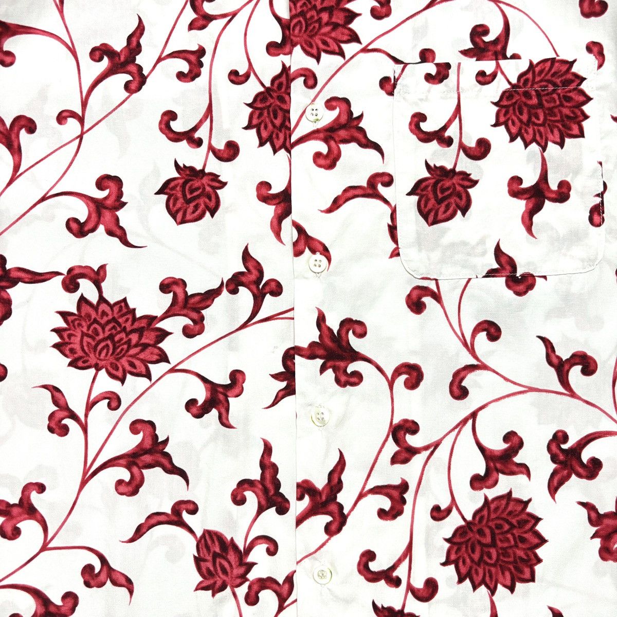 Yohji Yamamoto Yohji Yamamoto Pour Homme S/S 2001 Floral Shirt Size US L / EU 52-54 / 3 - 6 Thumbnail